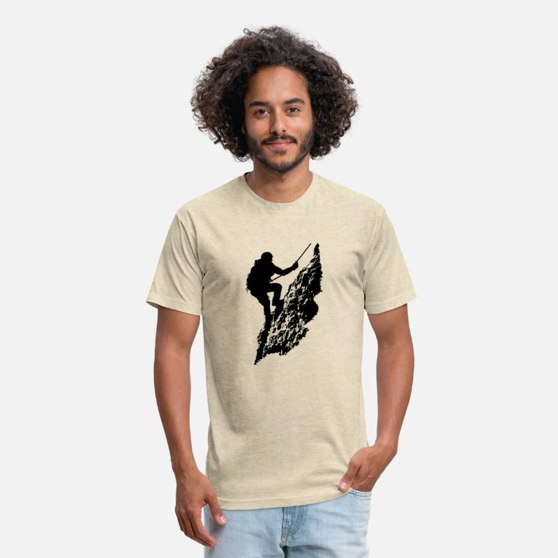 Mountain climber on wall (Black transparent)