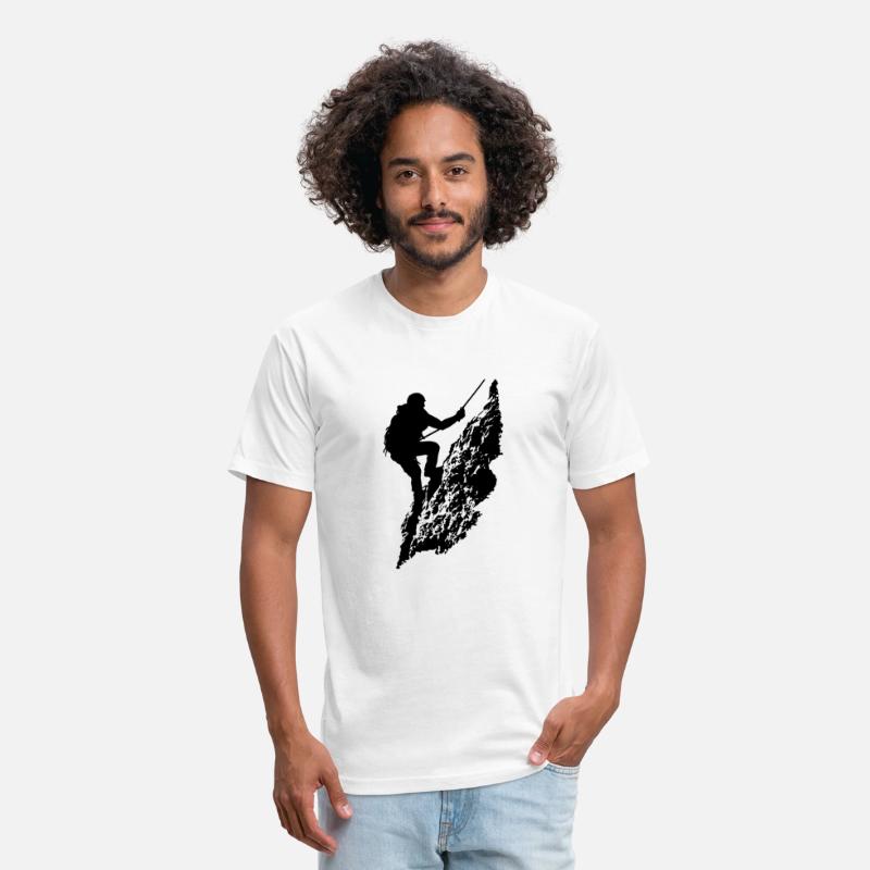 Mountain climber on wall (Black transparent)