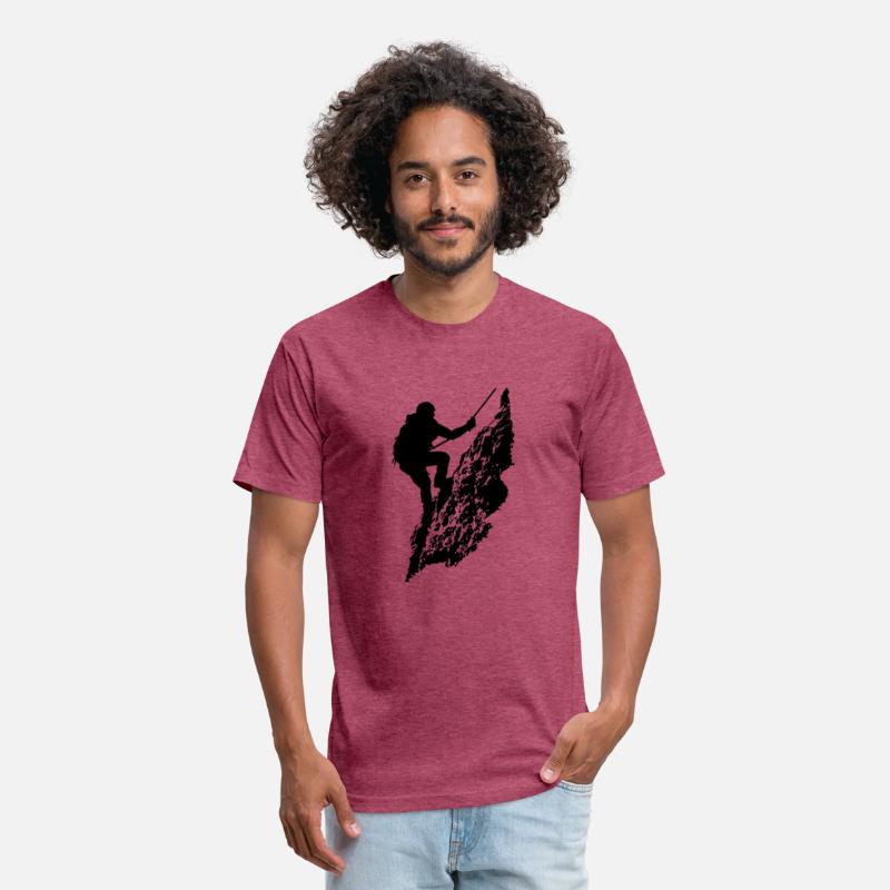 Mountain climber on wall (Black transparent)