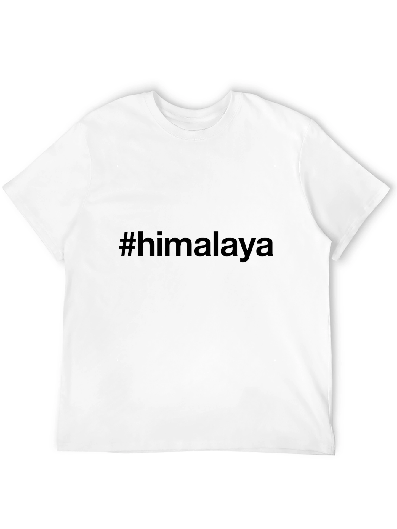 #himalaya Black T-Shirt Casual Everyday Wear
