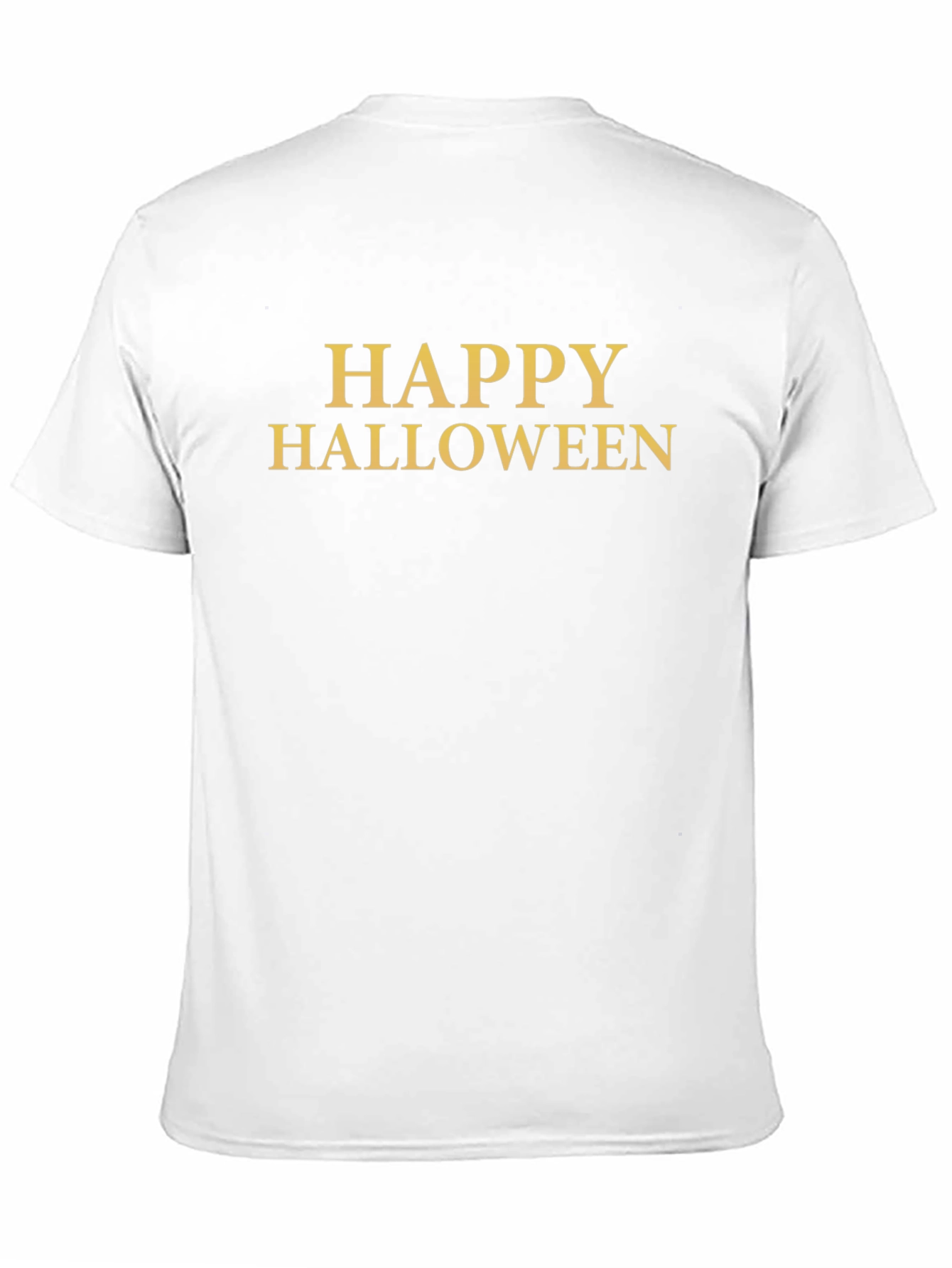 Happy Halloween Graphic Tee - Black Cotton T-Shirt