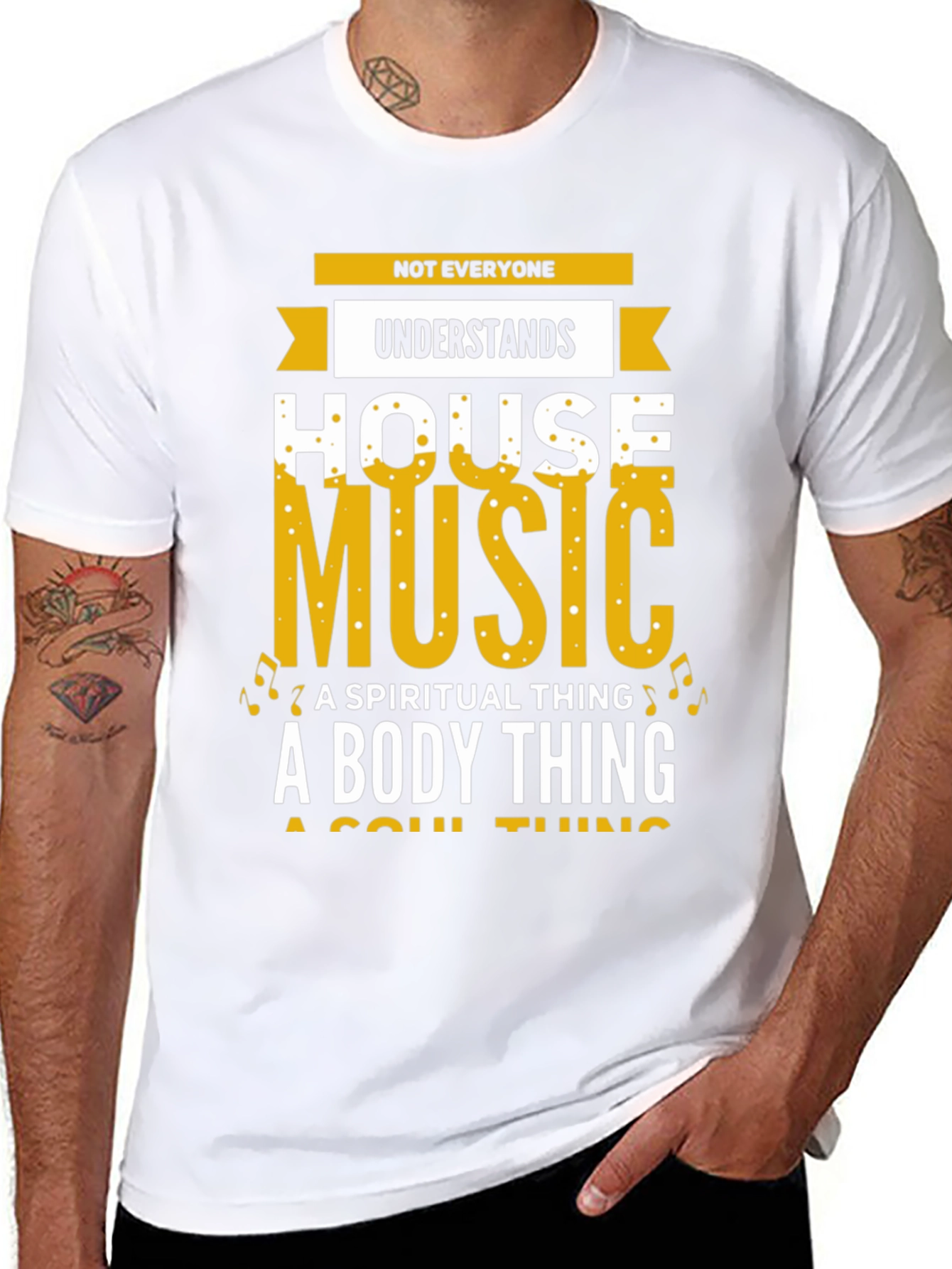 House Music T-Shirt: Spiritual Body Soul