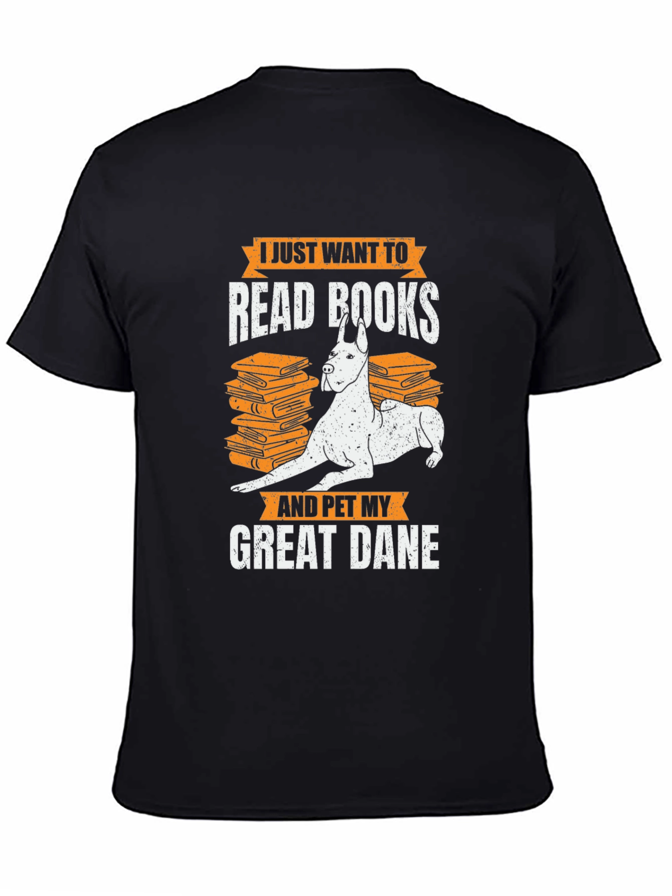 Read Books & Pet Great Dane T-Shirt