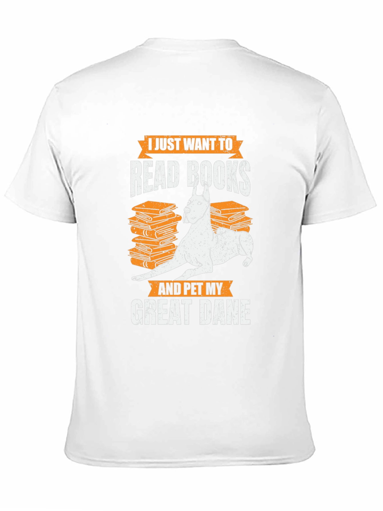 Read Books & Pet Great Dane T-Shirt