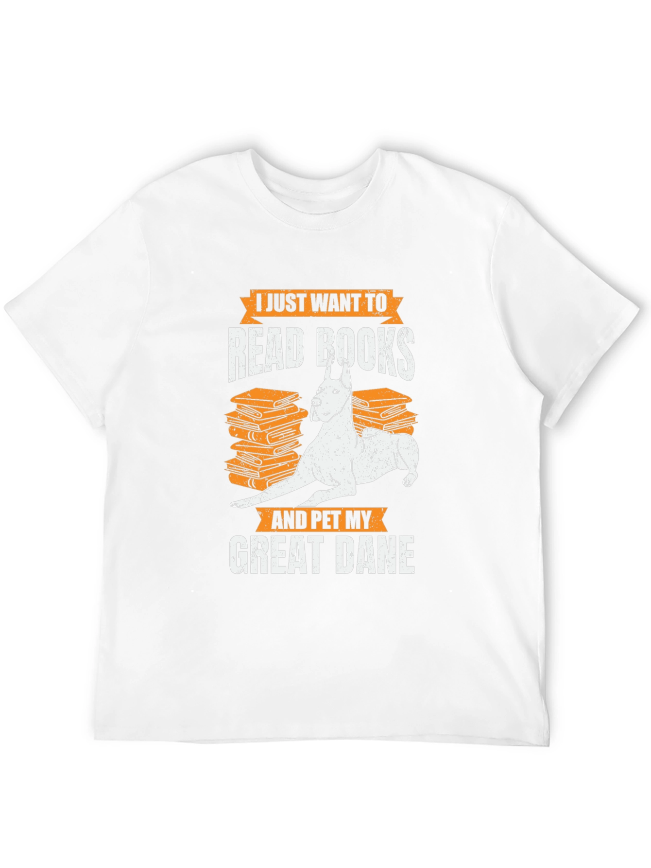 Read Books & Pet Great Dane T-Shirt