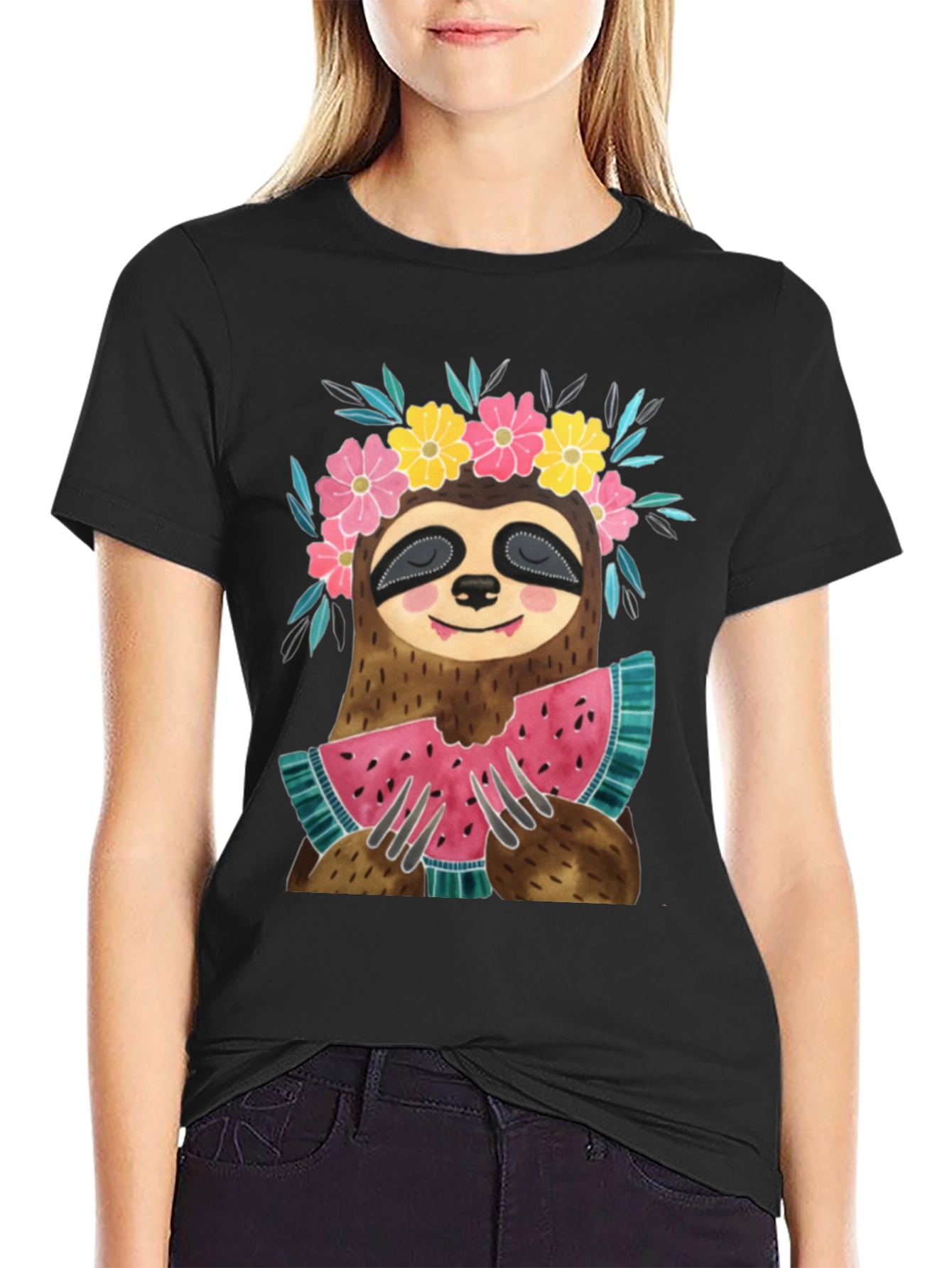 Sloth Watermelon T-Shirt