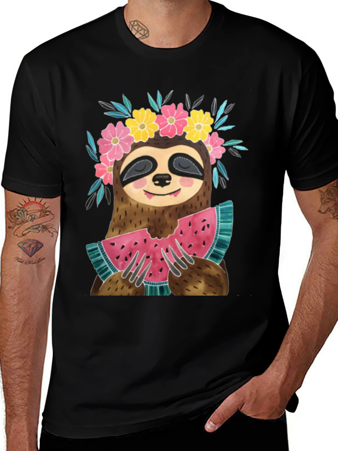 Sloth Watermelon T-Shirt