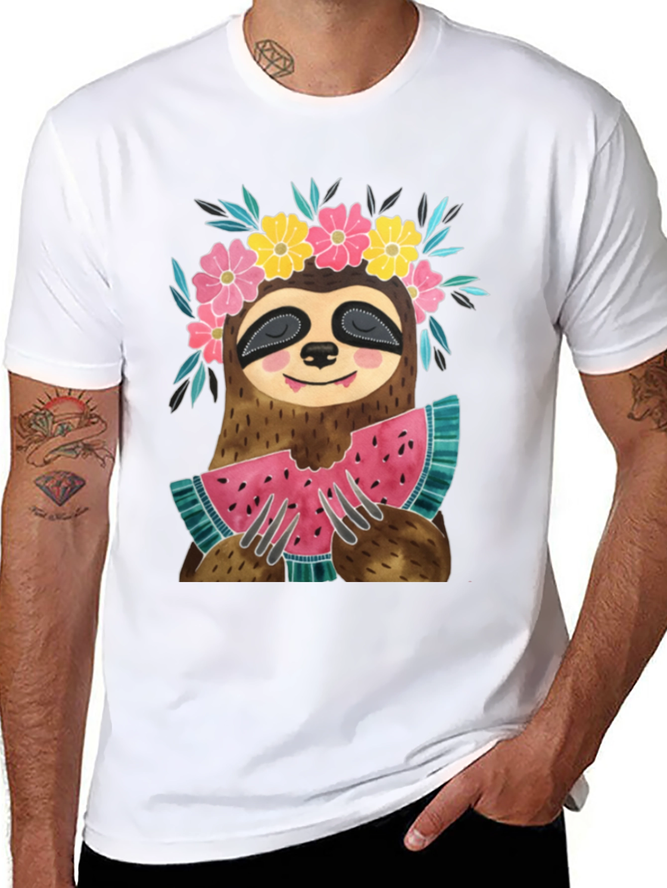 Sloth Watermelon T-Shirt