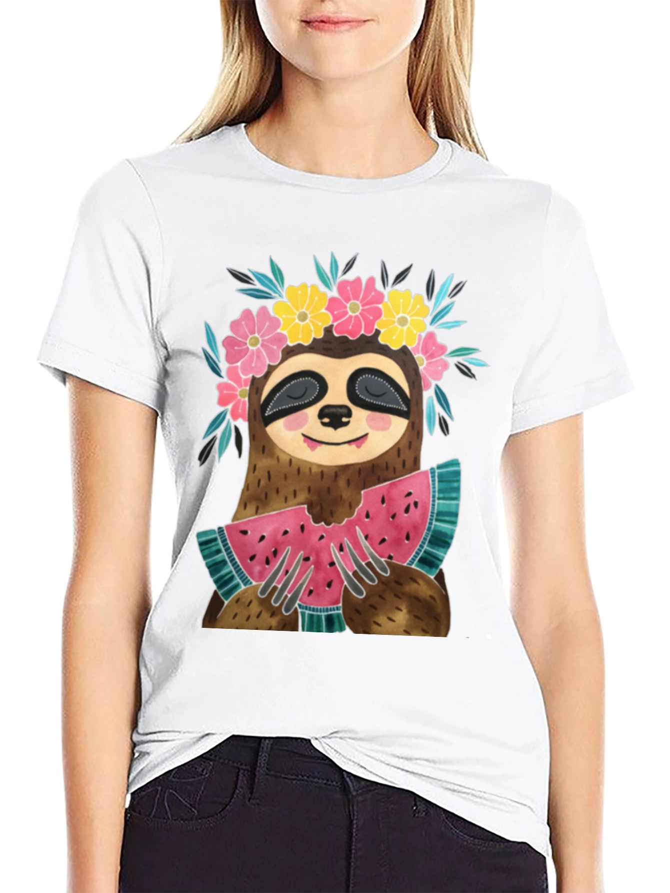 Sloth Watermelon T-Shirt