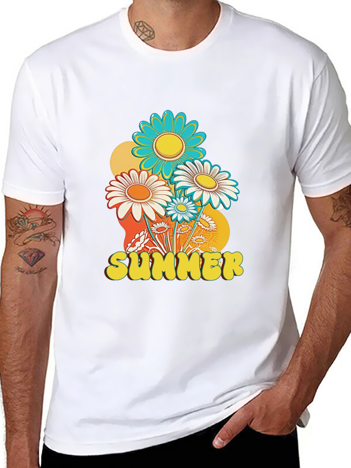 Retro Summer Floral T-Shirt