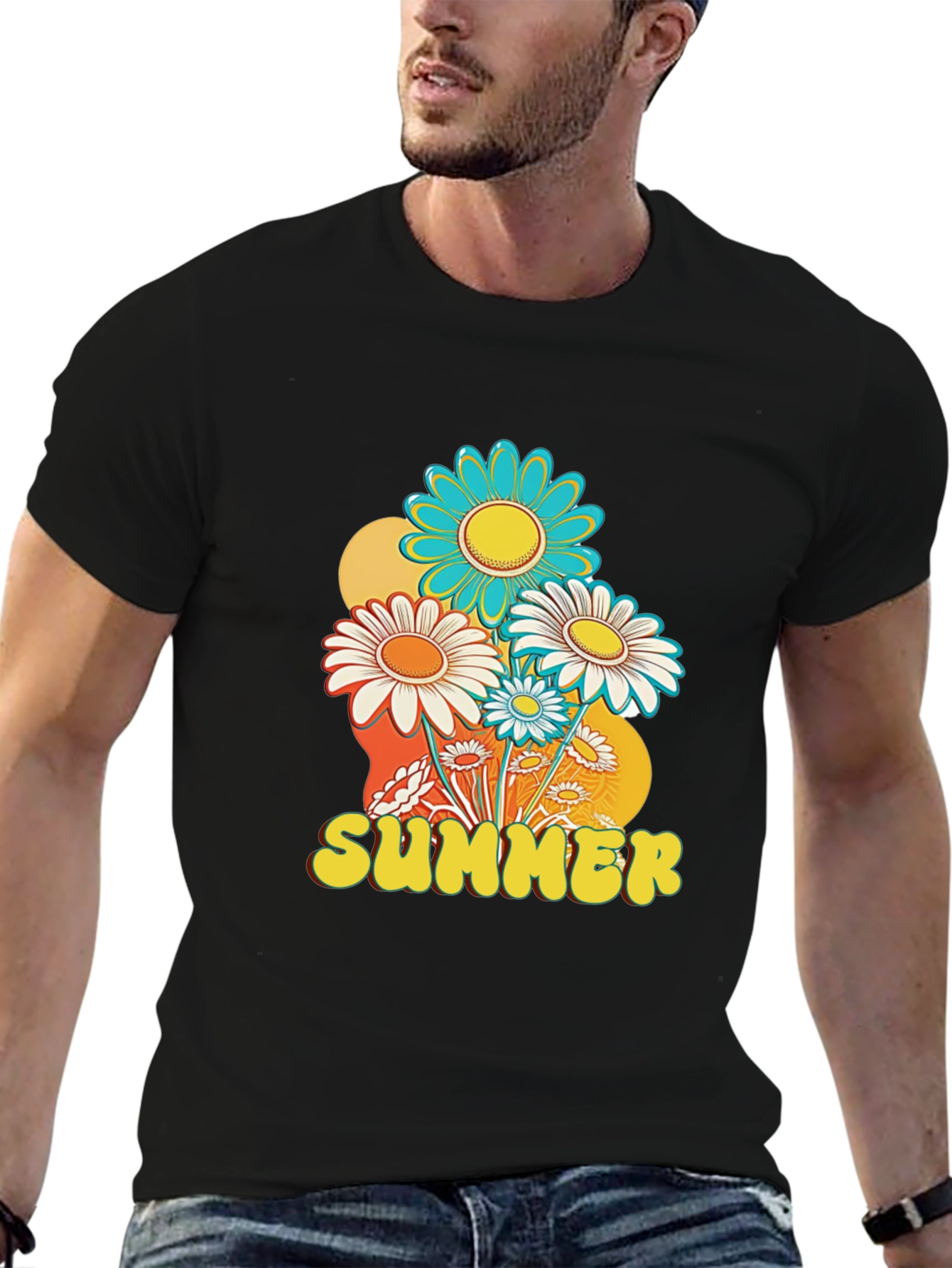 Retro Summer Floral T-Shirt