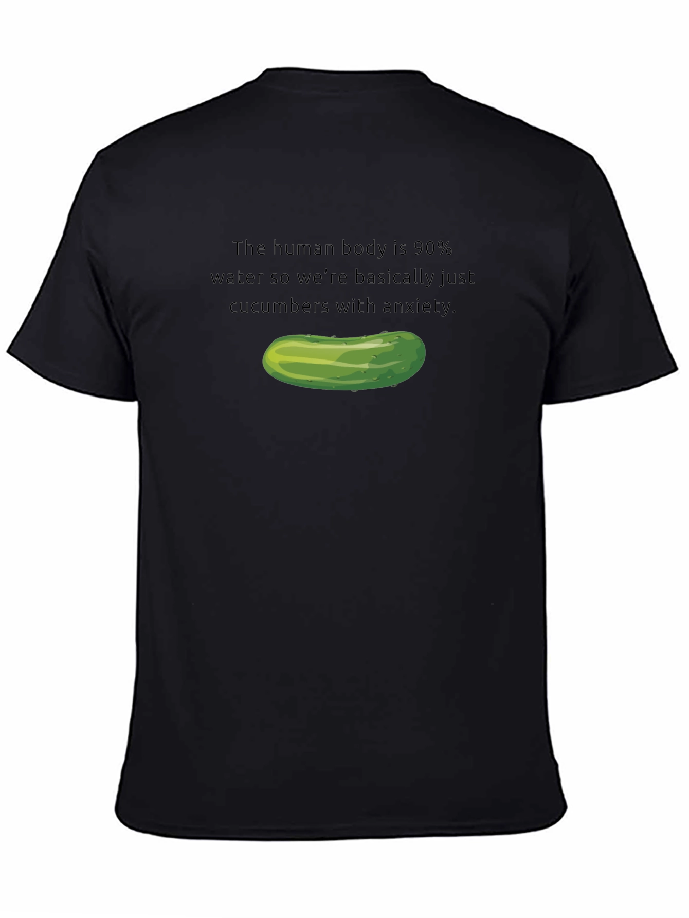 Cucumber Anxiety T-Shirt - Humorous Graphic Tee