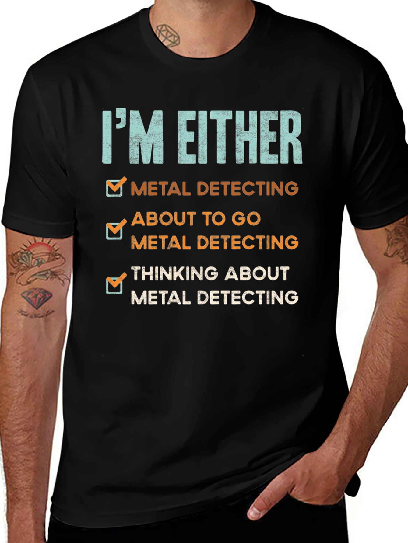 Metal Detecting T-Shirt - Detectorist Humor Tee