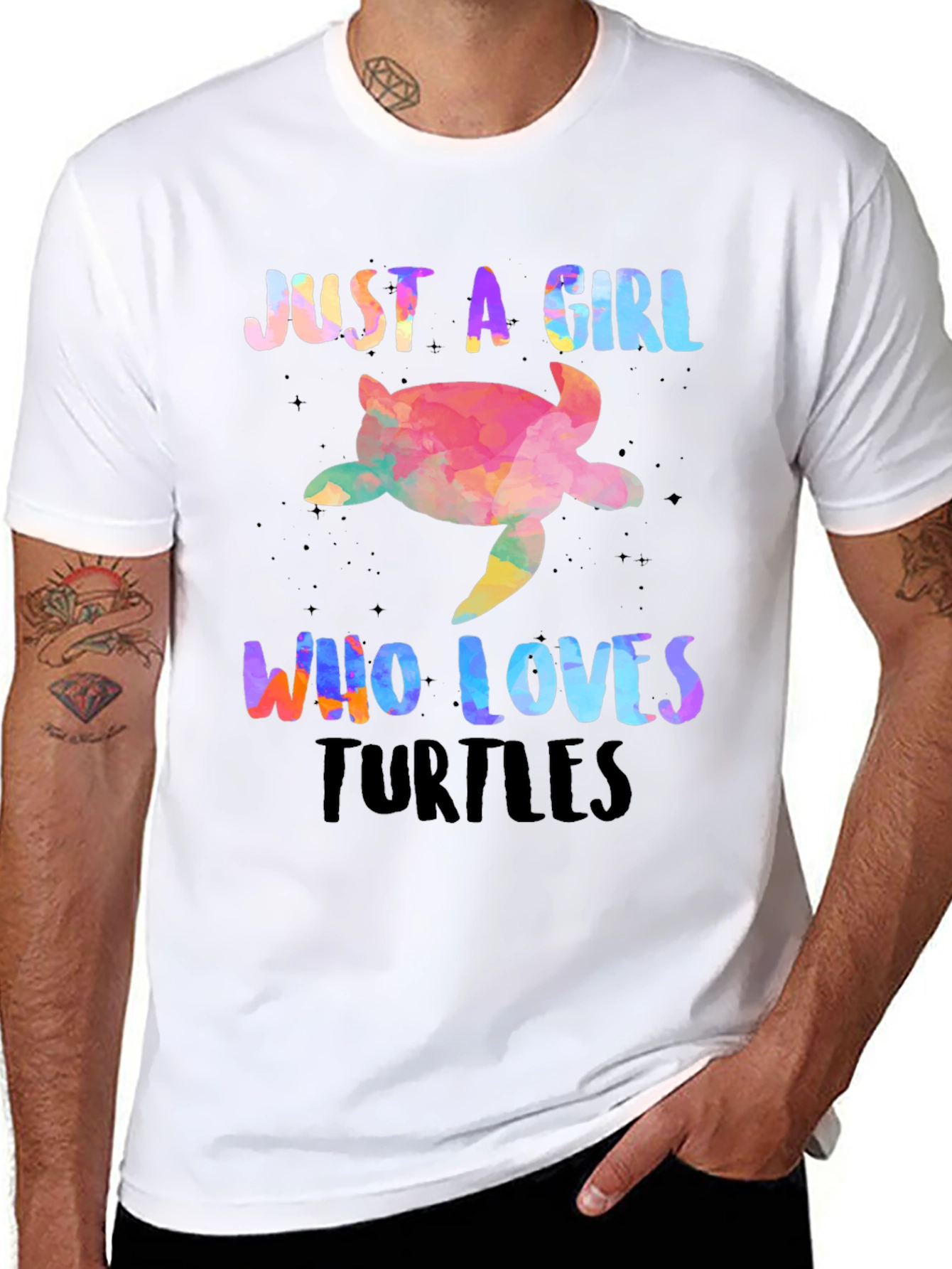 Just A Girl Who Loves Turtles Graphic Tee