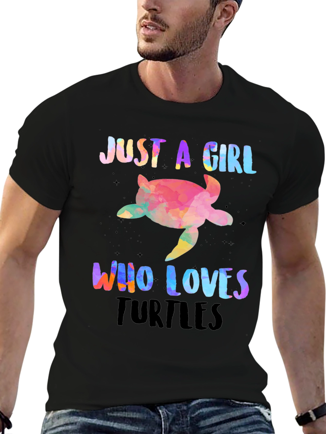 Just A Girl Who Loves Turtles Graphic Tee
