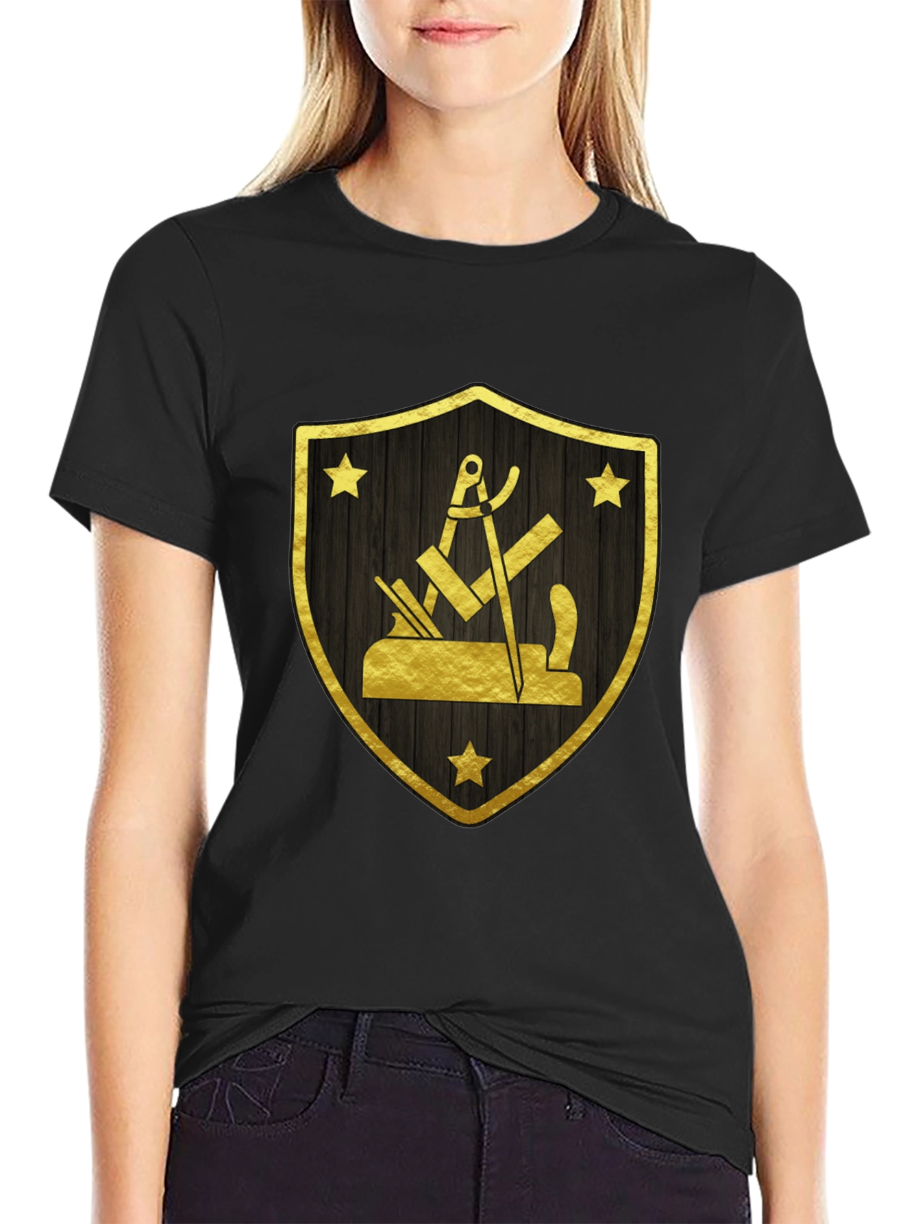 Carpenters Guild Shield Black T-Shirt