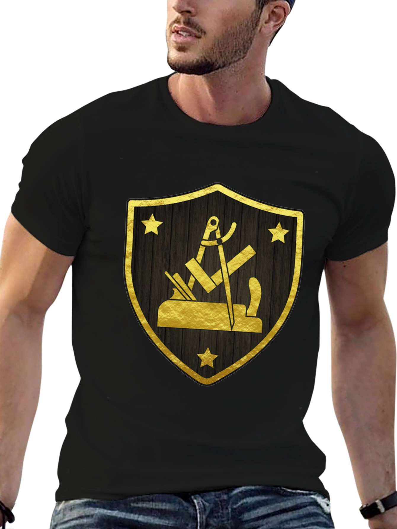 Carpenters Guild Shield Black T-Shirt