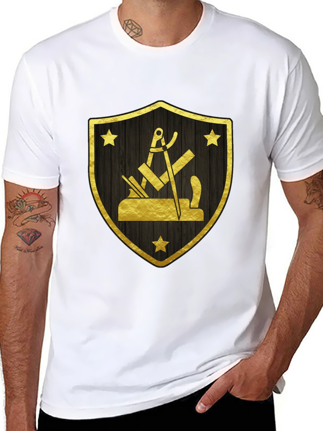 Carpenters Guild Shield Black T-Shirt