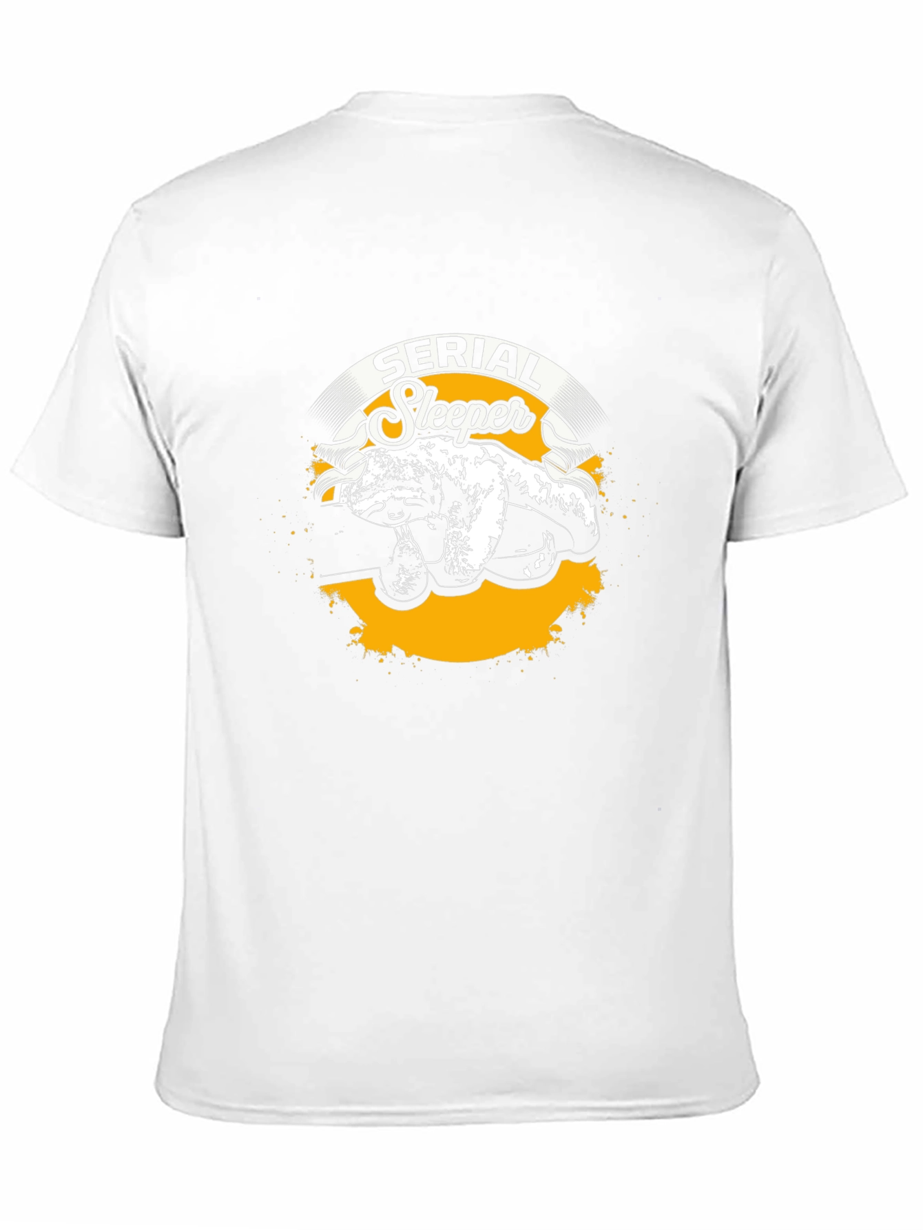 Serial Sleeper Sloth Graphic T-Shirt Funny Sleepy Animal Tee