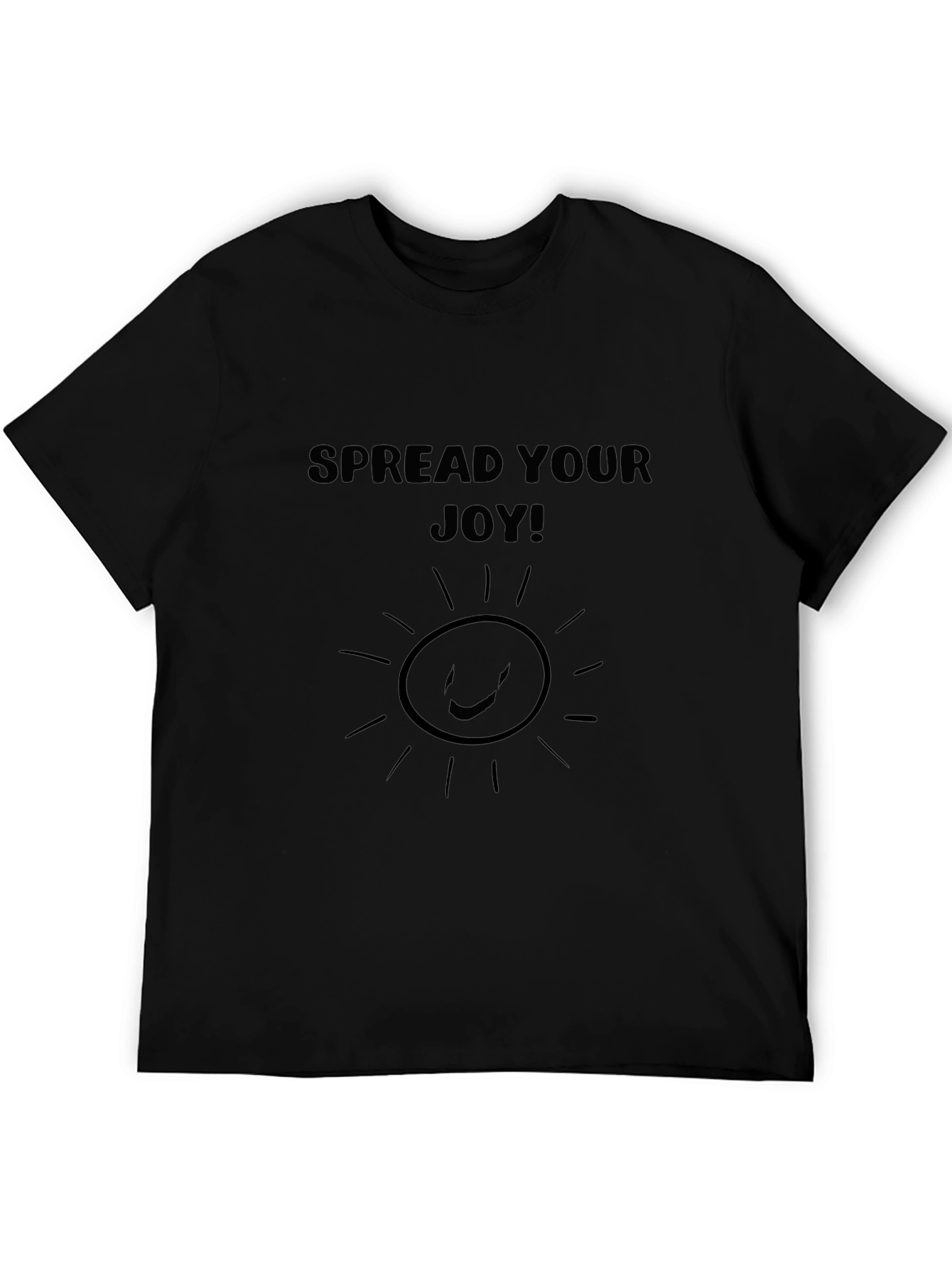 Spread Your Joy! Black Graphic Tee