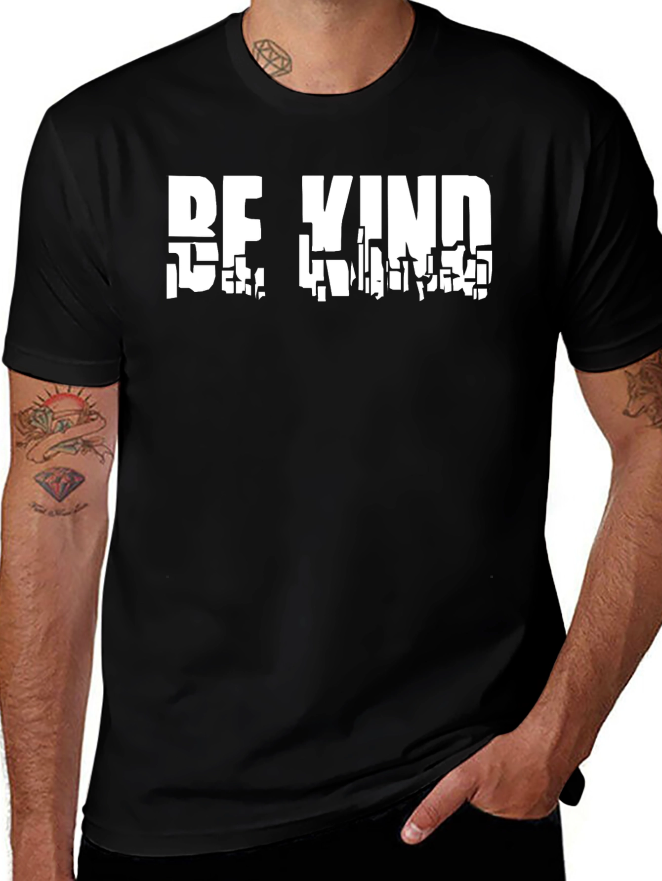 Be Kind Graphic Tee - Modern City Design
