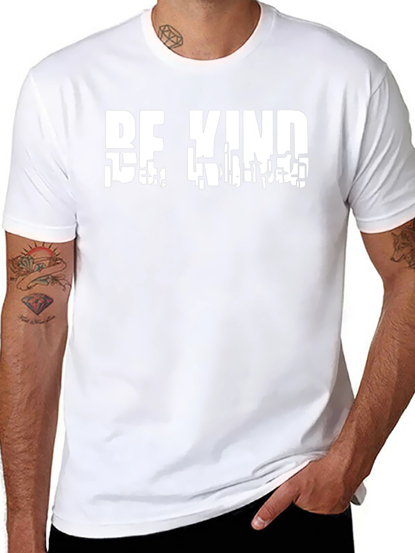 Be Kind Graphic Tee - Modern City Design