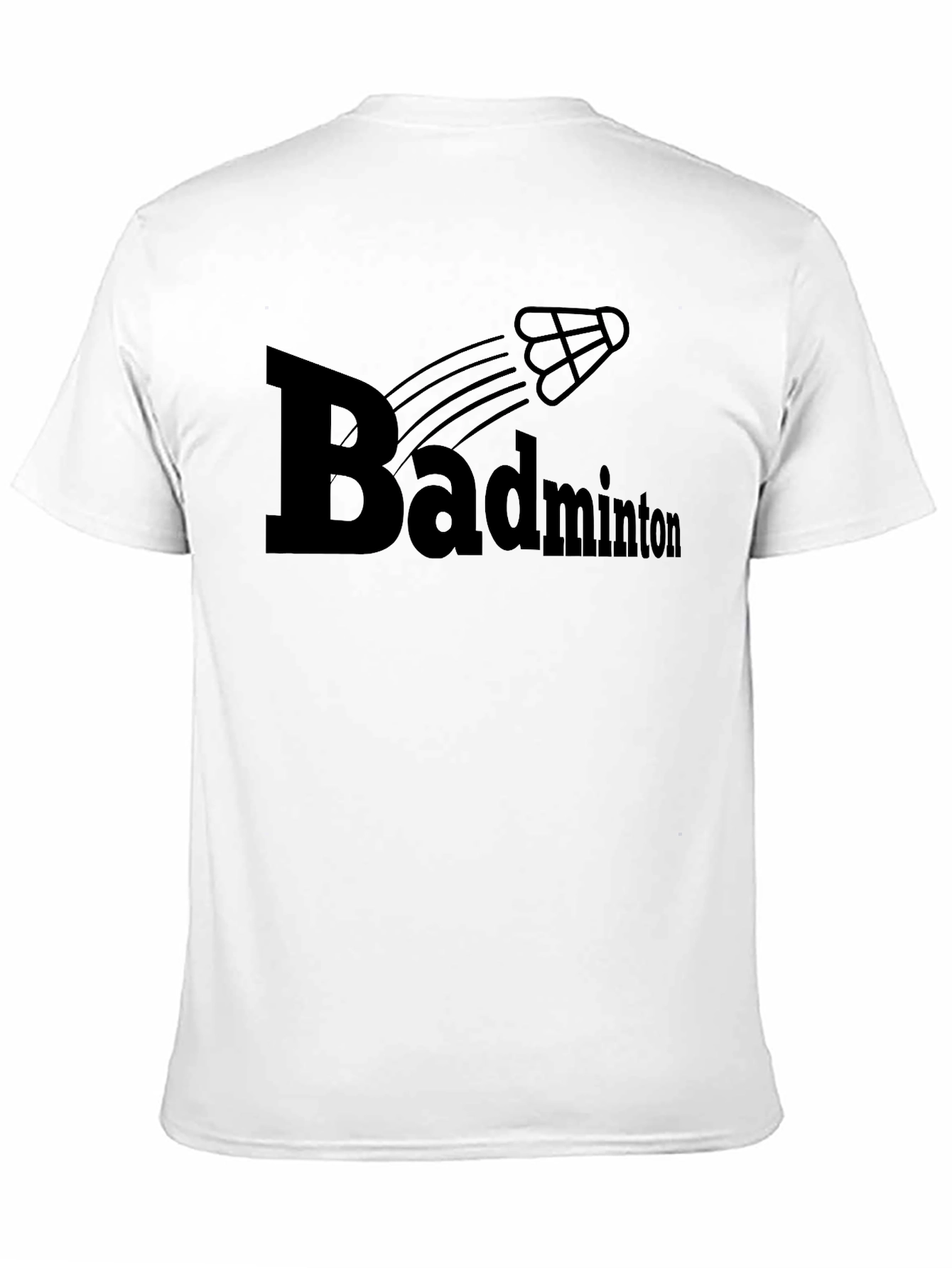 Badminton Graphic Tee - Sporty & Stylish