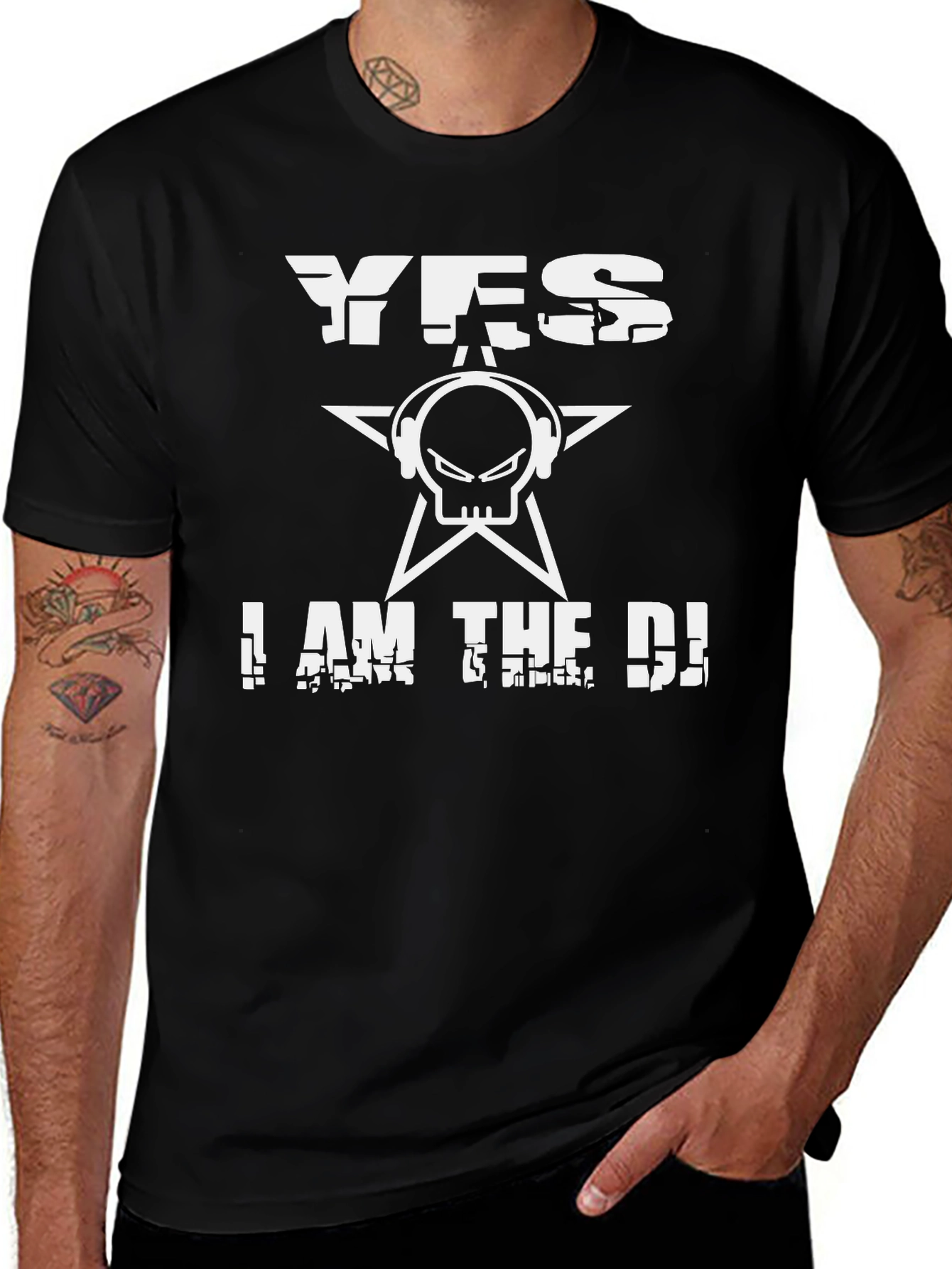 Yes I Am The DJ Graphic T-Shirt