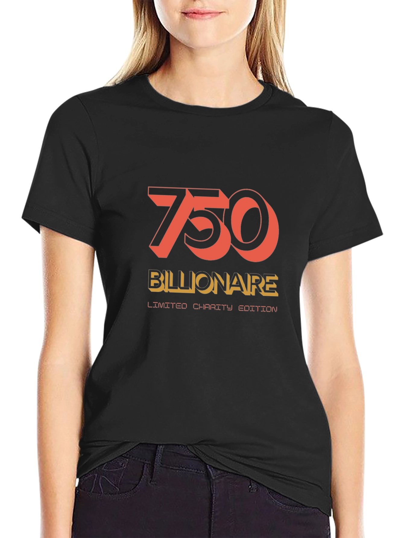 750 Billionaire Limited Charity Edition Black T-Shirt