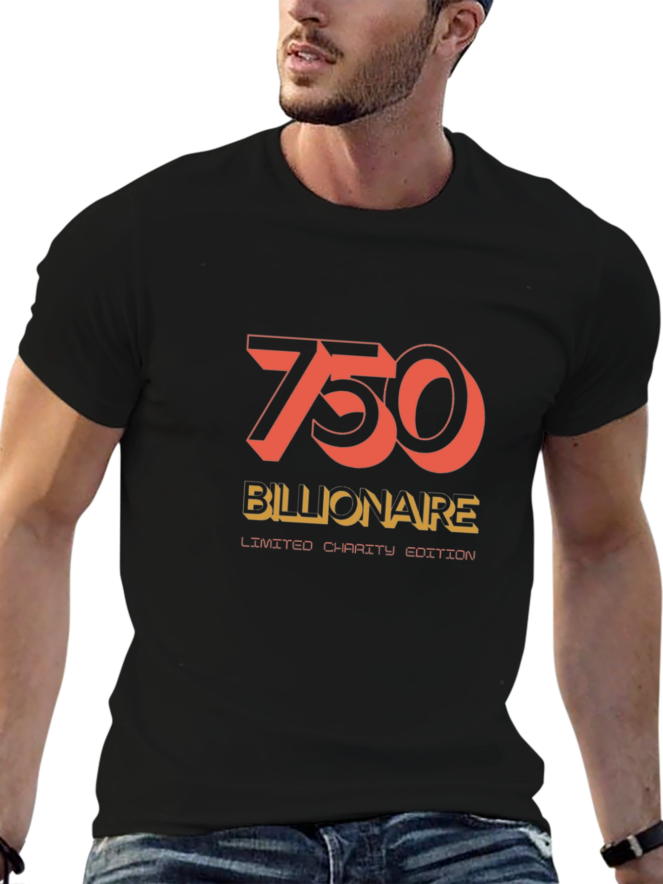 750 Billionaire Limited Charity Edition Black T-Shirt