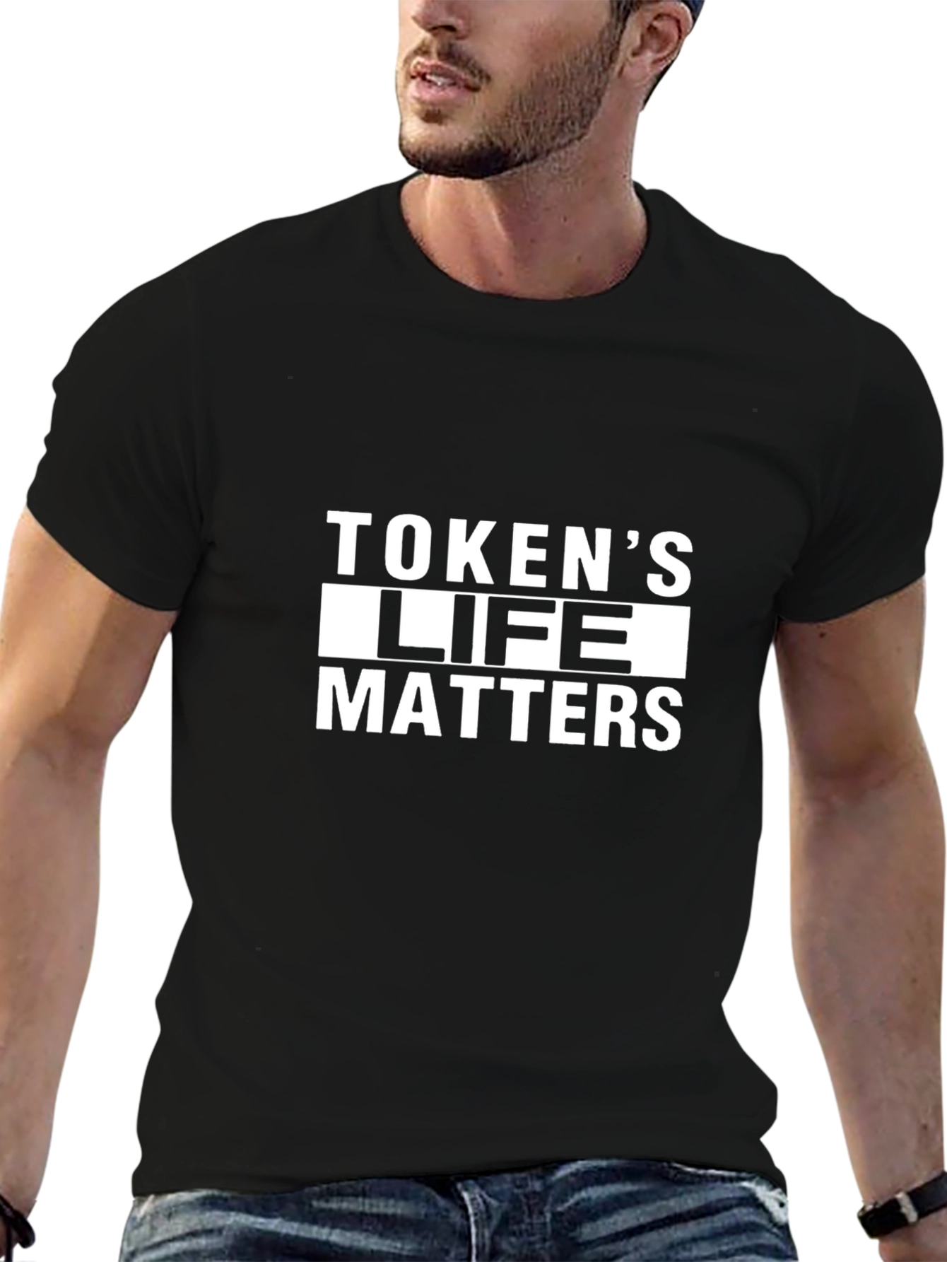 Tokens Life Matters Black Graphic Tee