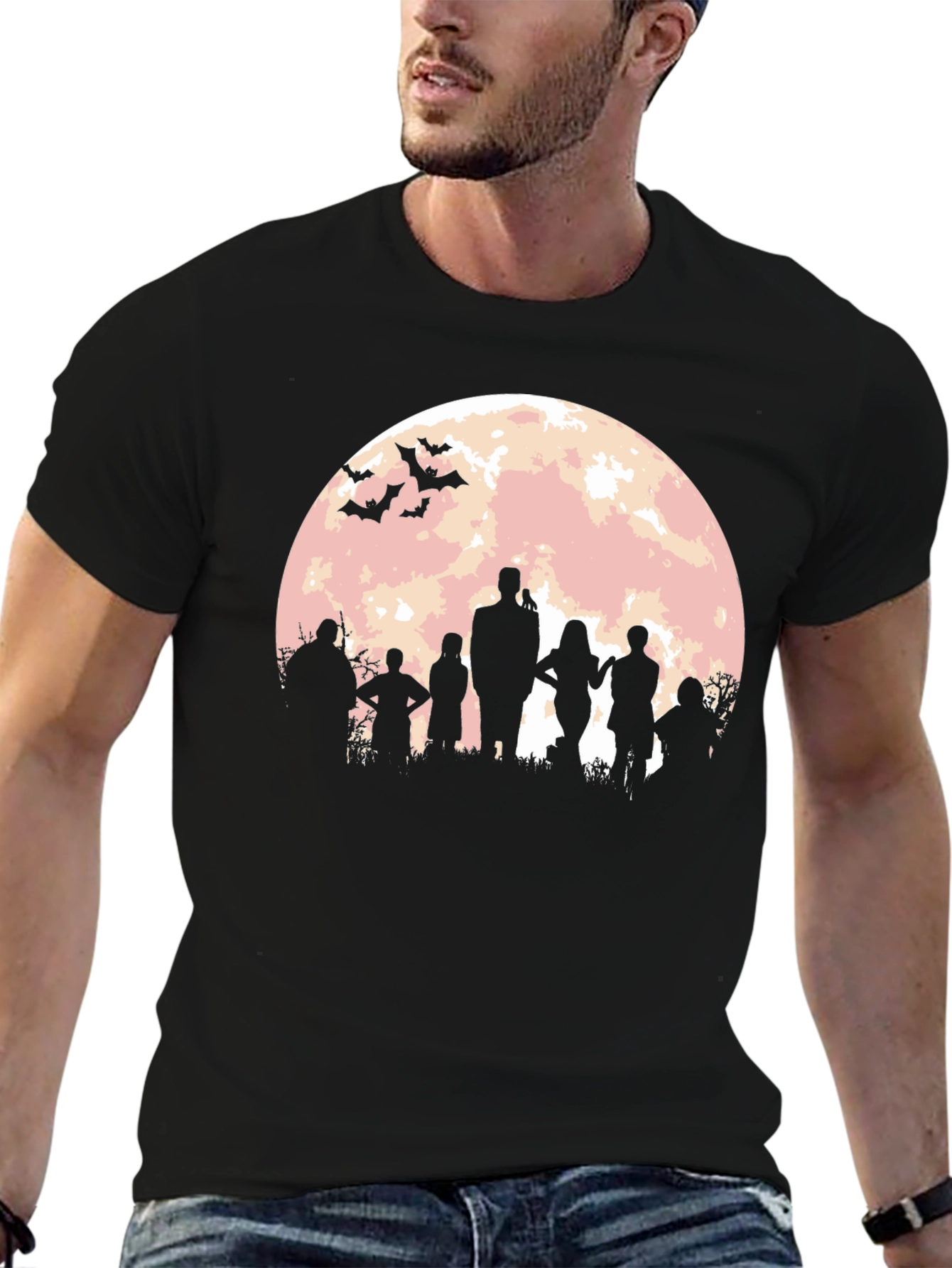 Addams Family Full Moon T-Shirt