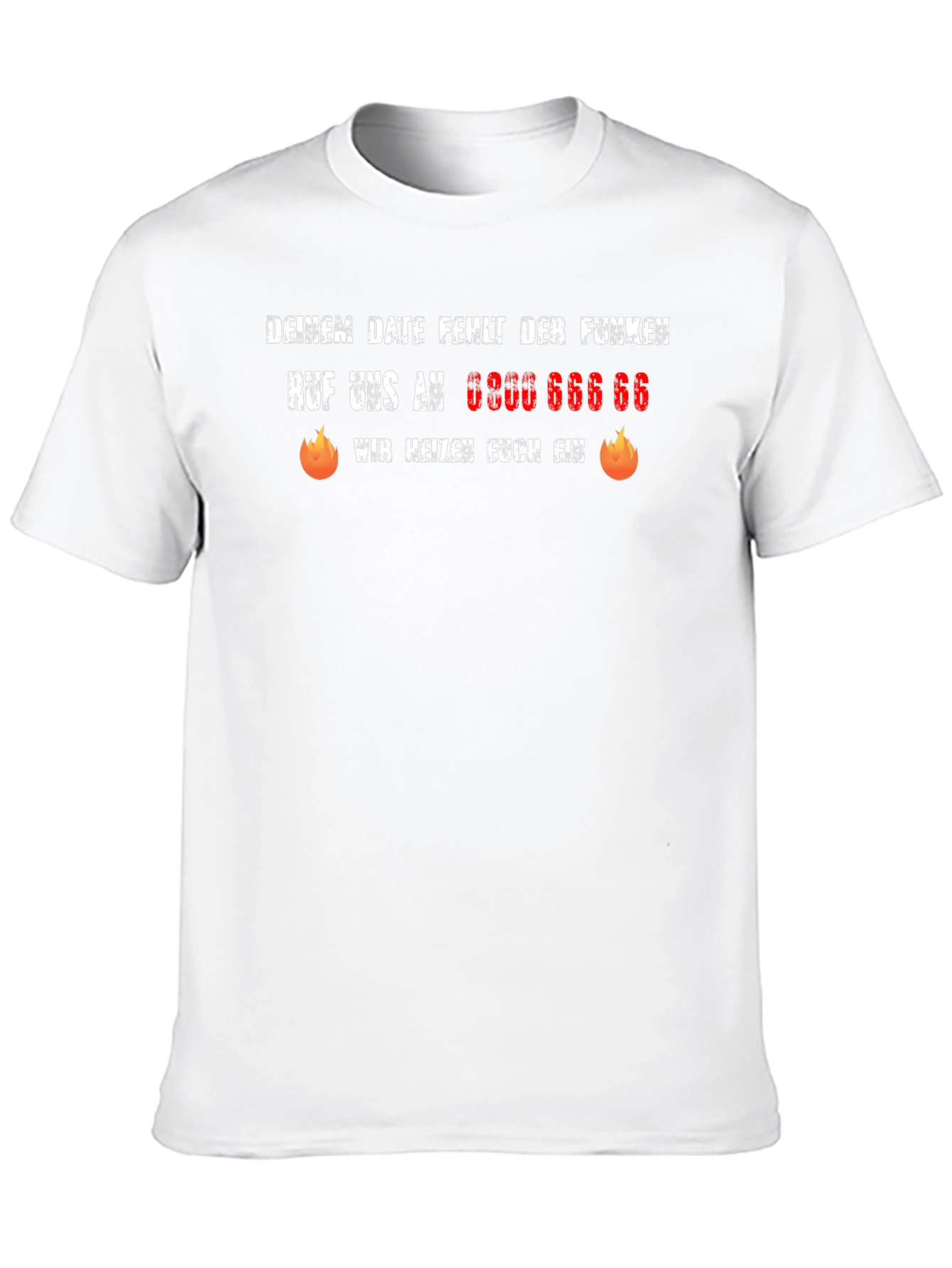 Humorous German Slogan Black T-Shirt