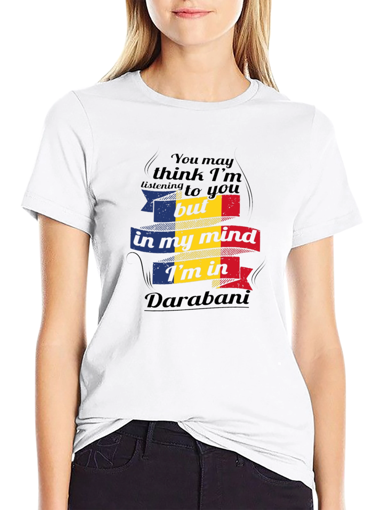Darabani Mind T-Shirt - Black Cotton