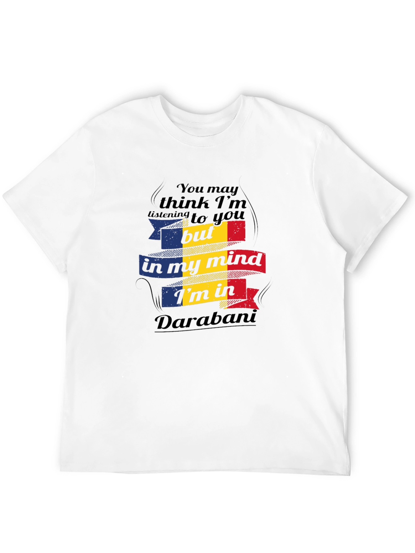 Darabani Mind T-Shirt - Black Cotton