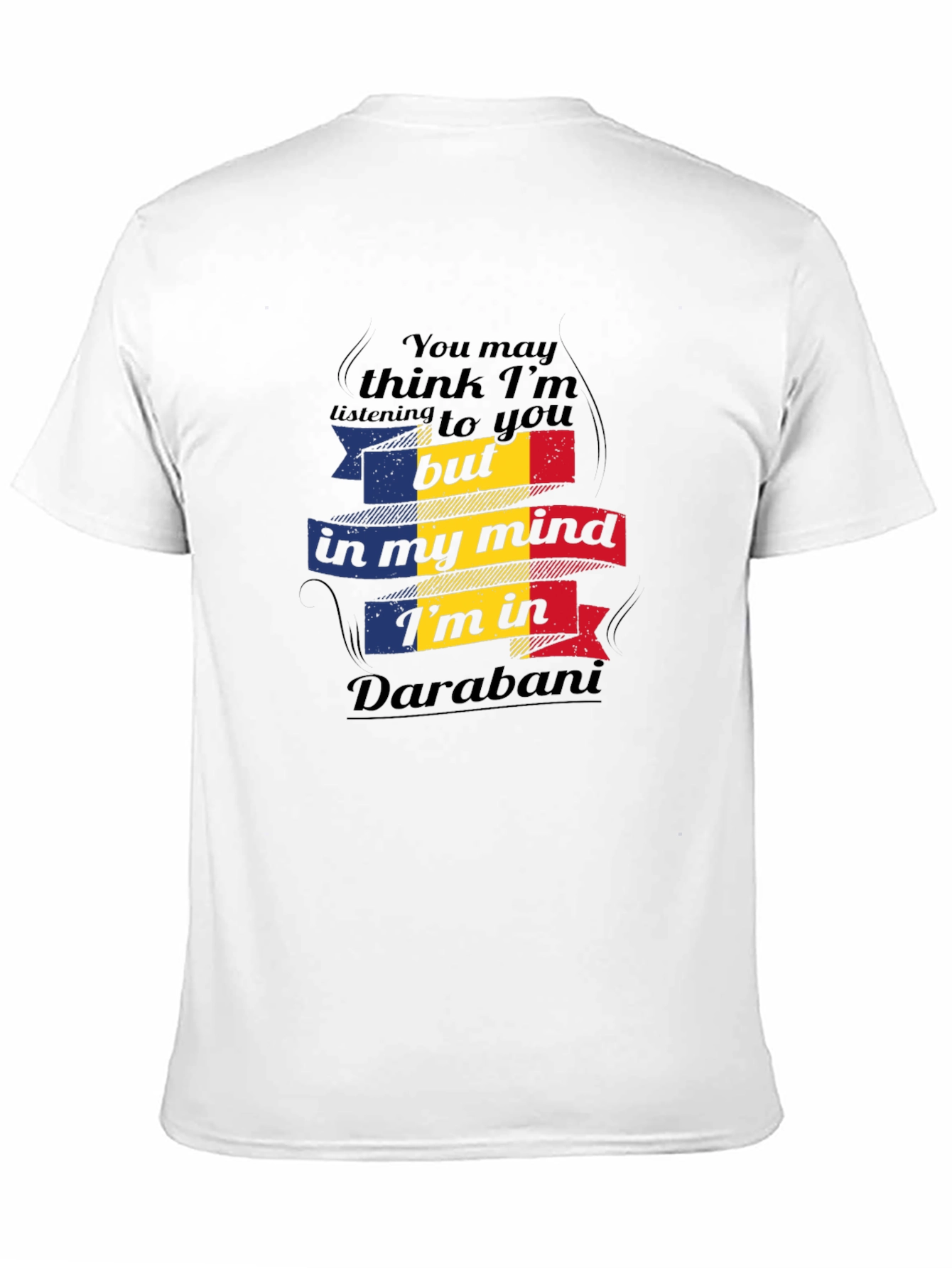 Darabani Mind T-Shirt - Black Cotton