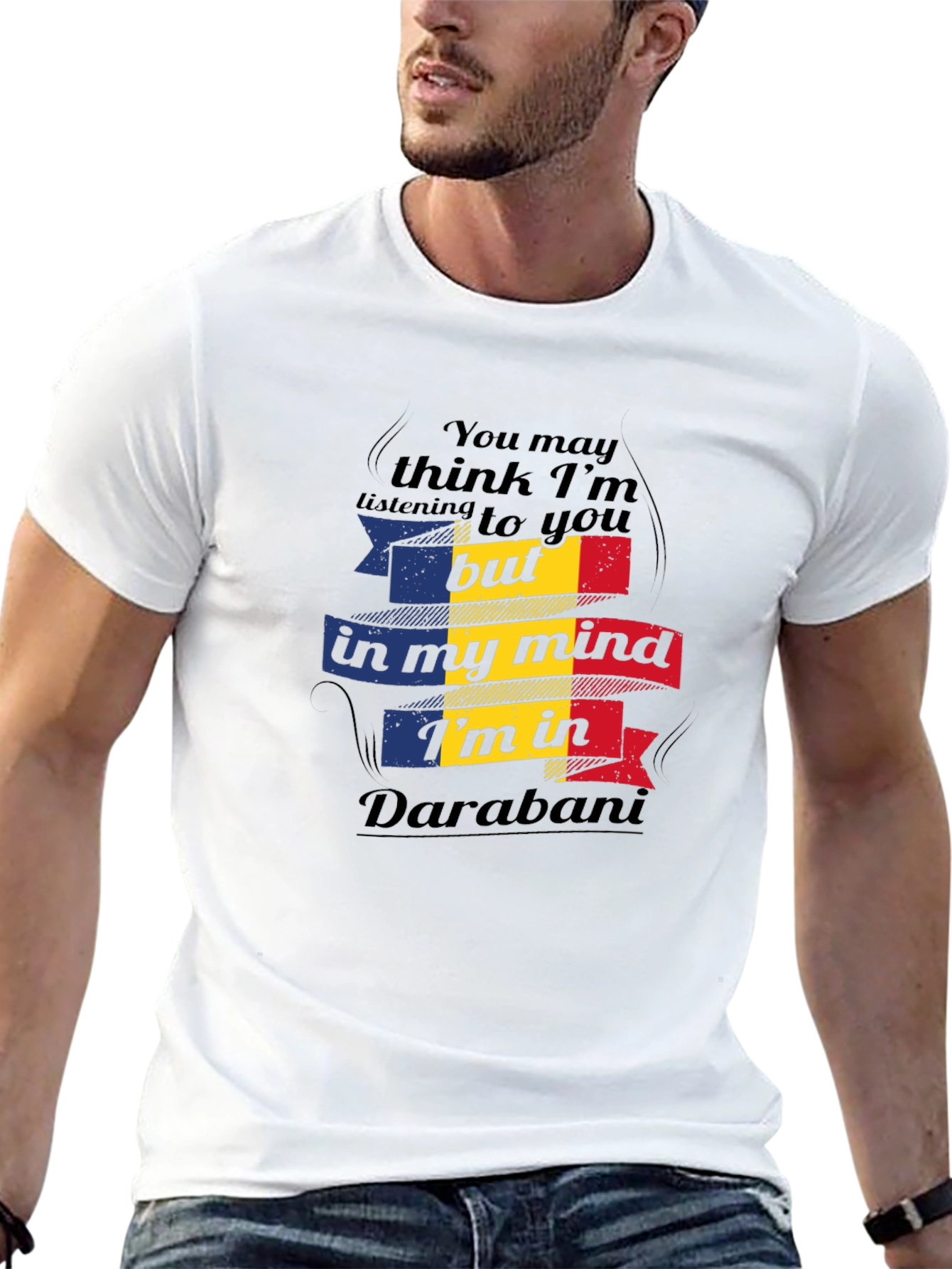 Darabani Mind T-Shirt - Black Cotton