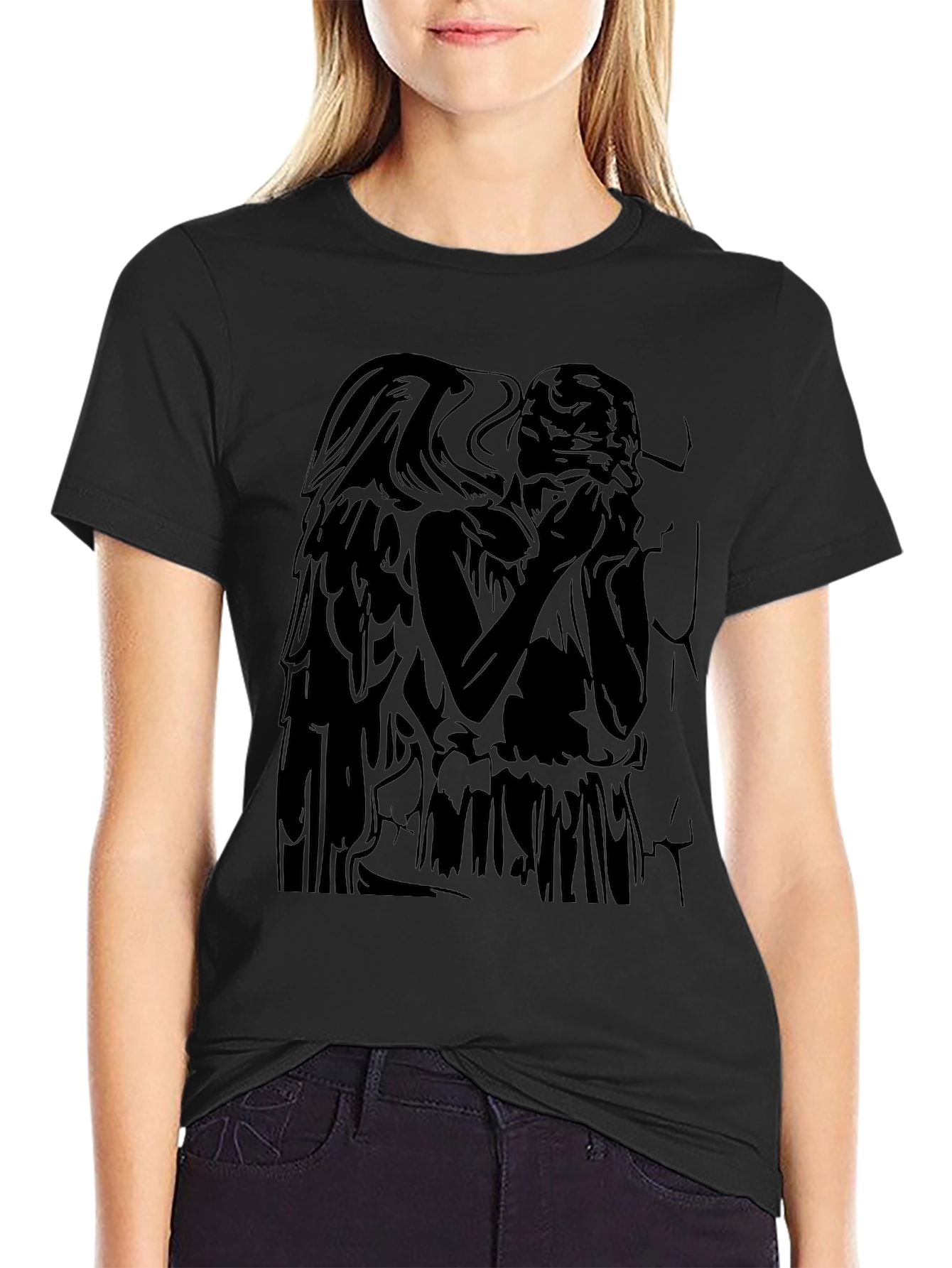 Weeping Angel Graphic Tee - Black T-Shirt