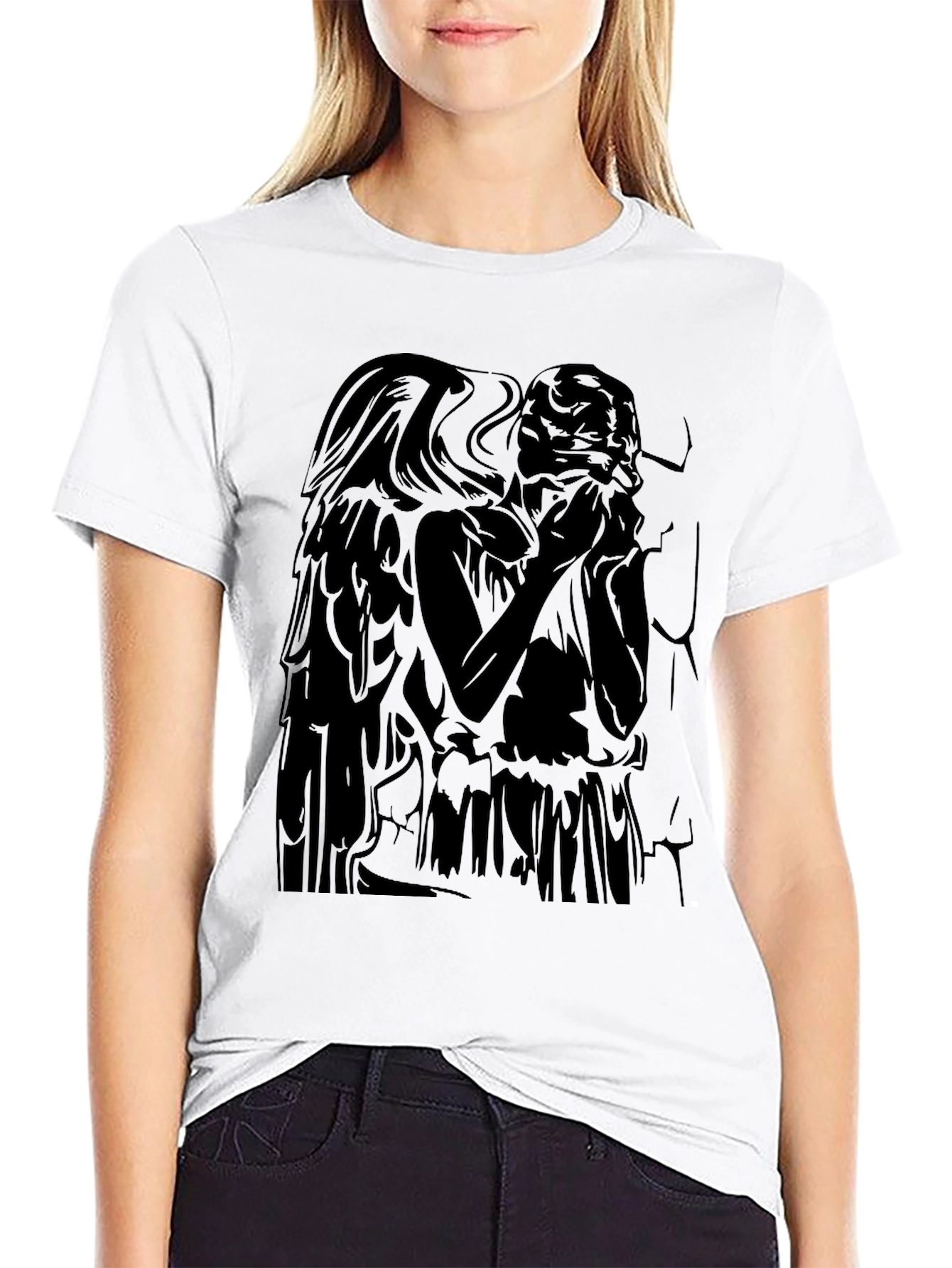 Weeping Angel Graphic Tee - Black T-Shirt