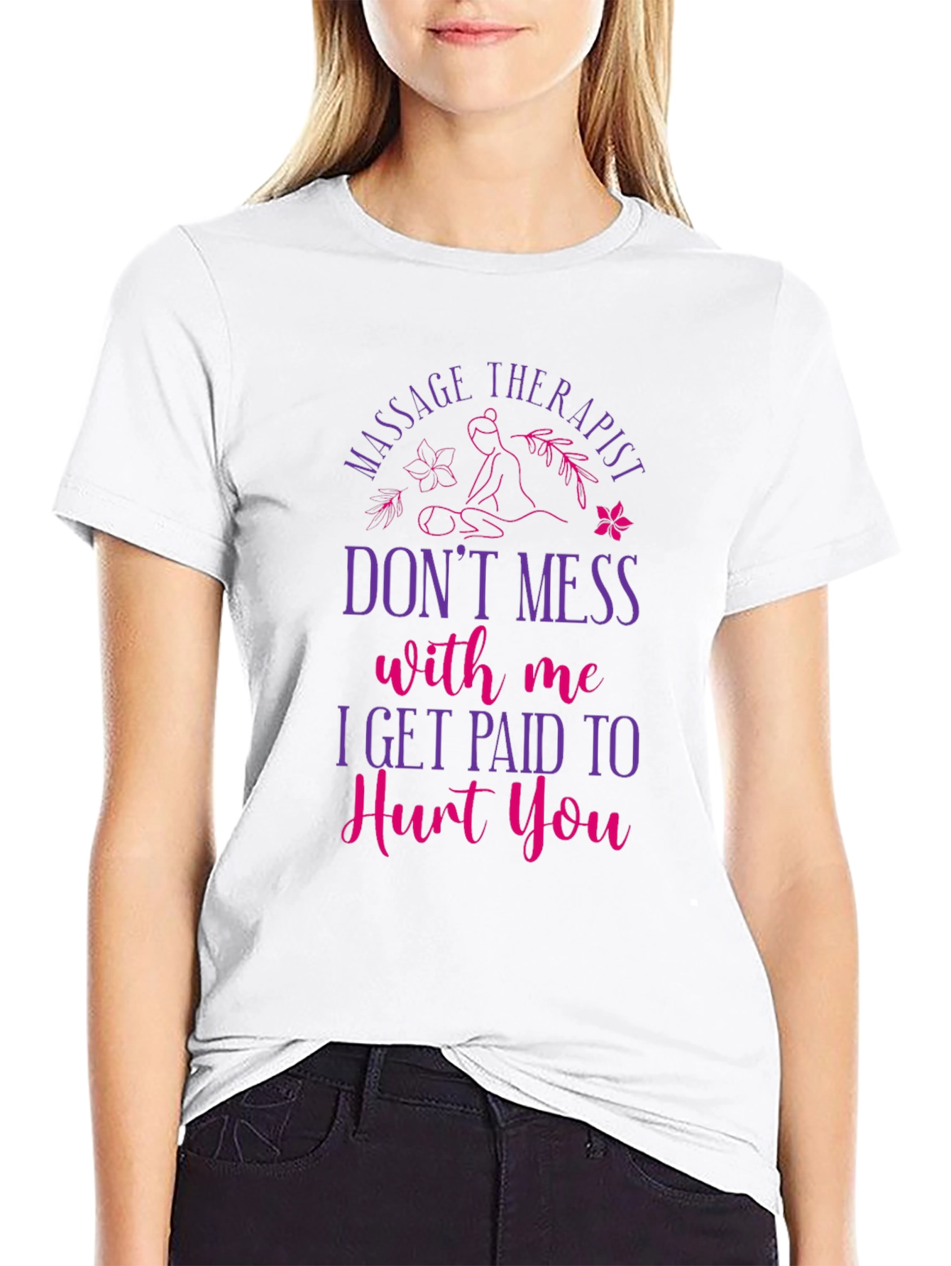 Massage Therapist Funny Graphic T-Shirt