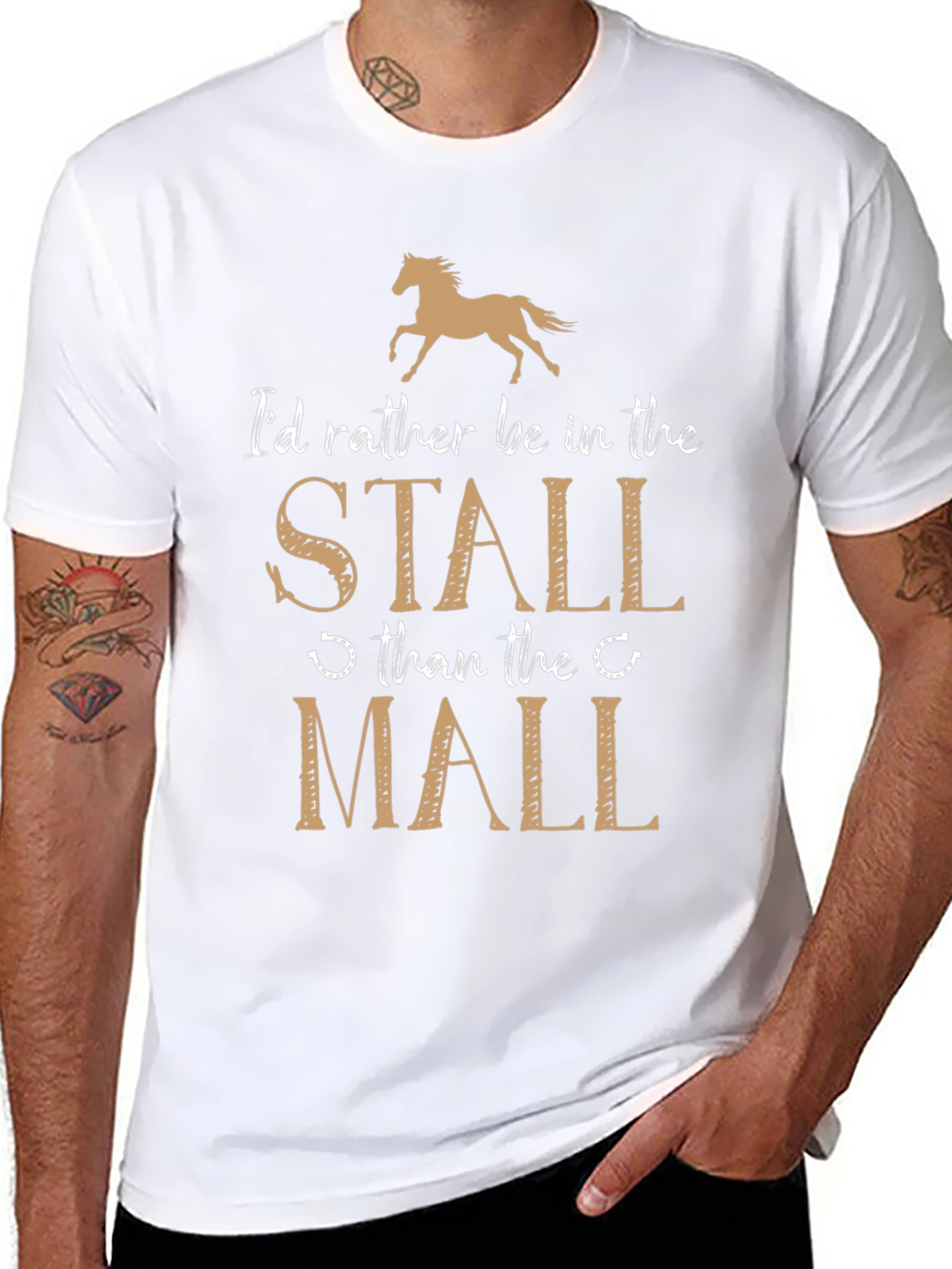 Horse Lover Graphic Tee - Stall Over Mall