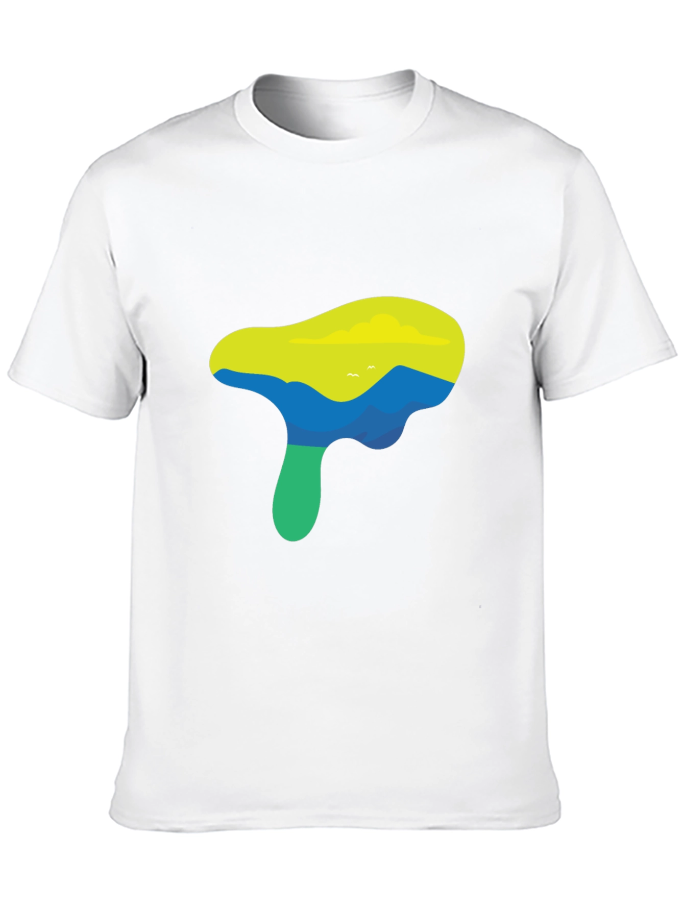 Nature Graphic Black T-Shirt