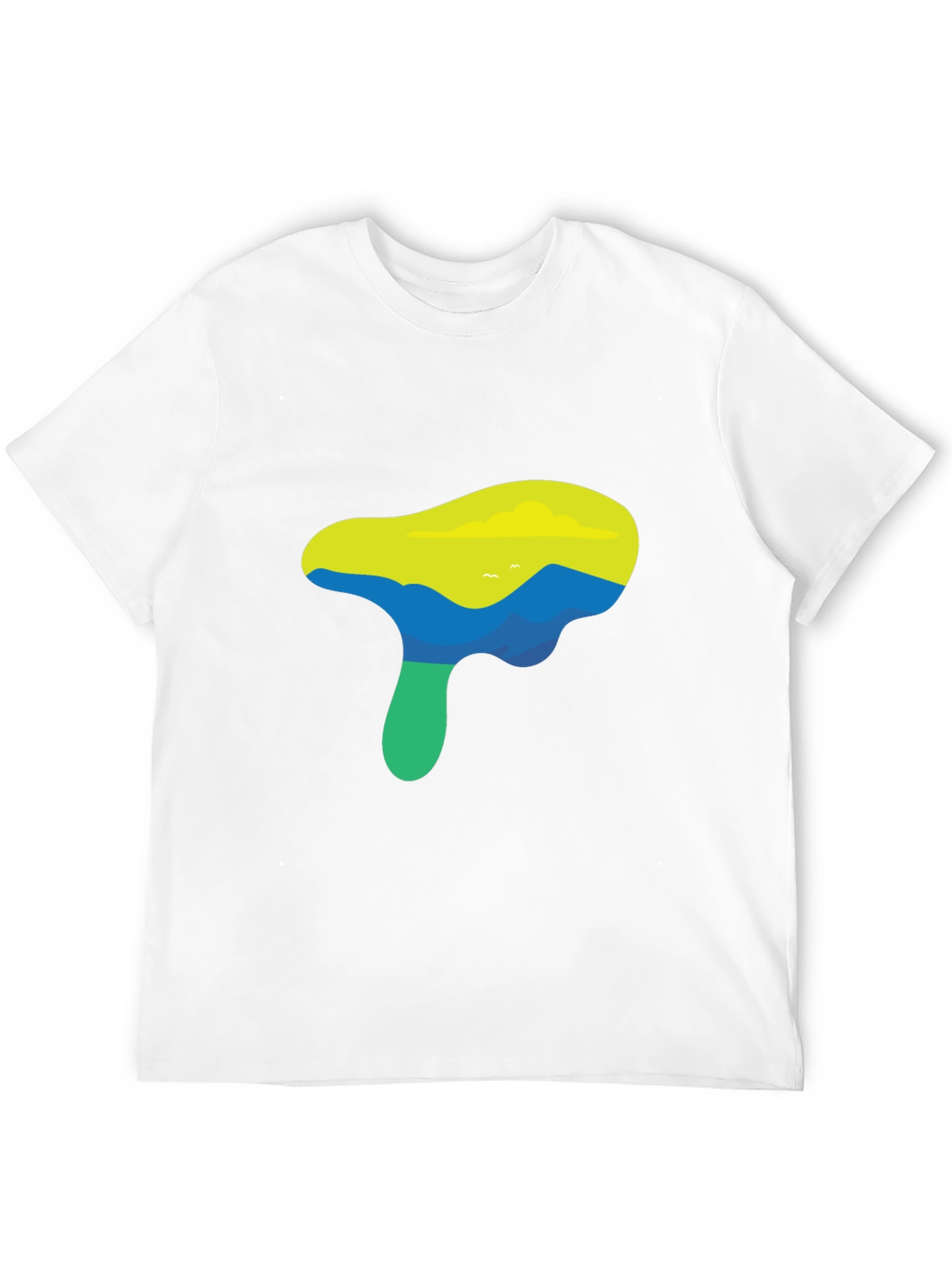 Nature Graphic Black T-Shirt
