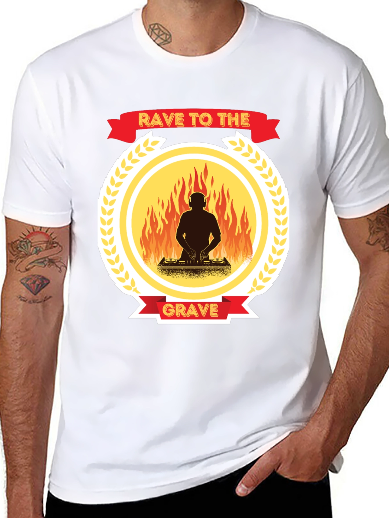 Rave to the Grave Graphic Tee