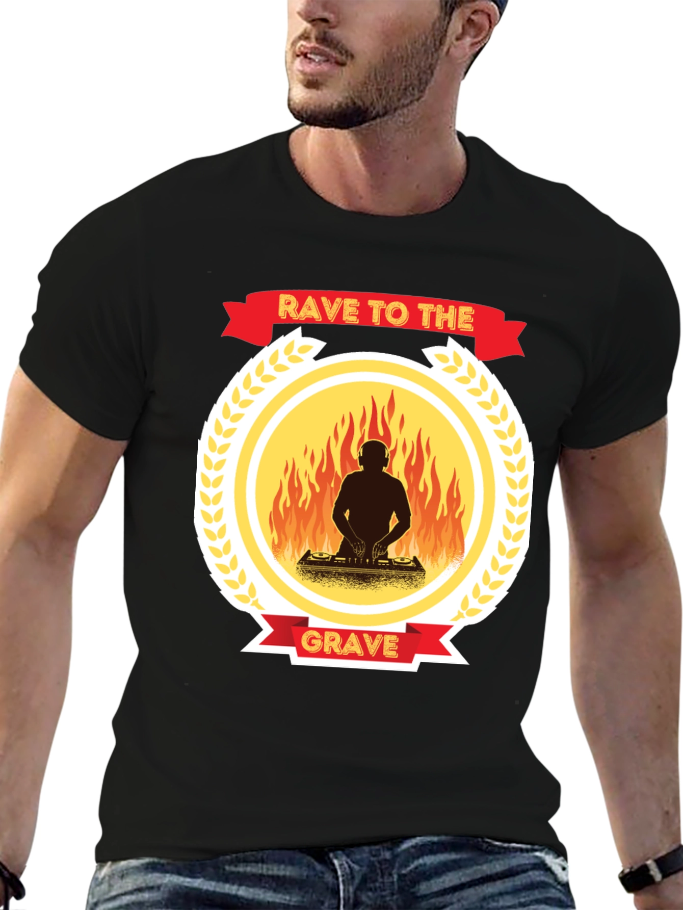 Rave to the Grave Graphic Tee