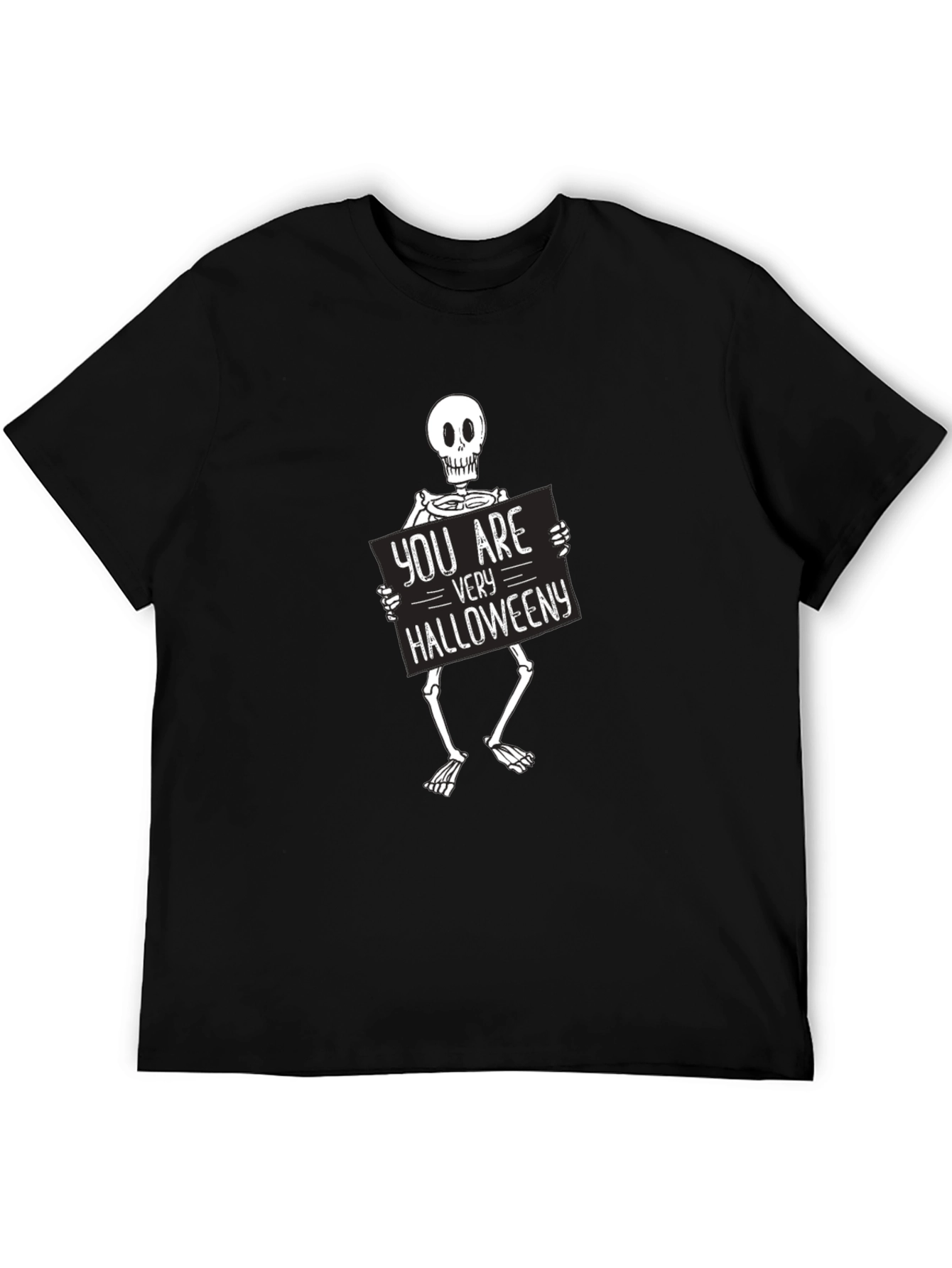 Halloween Skeleton Graphic Tee - You are Very Halloweeny