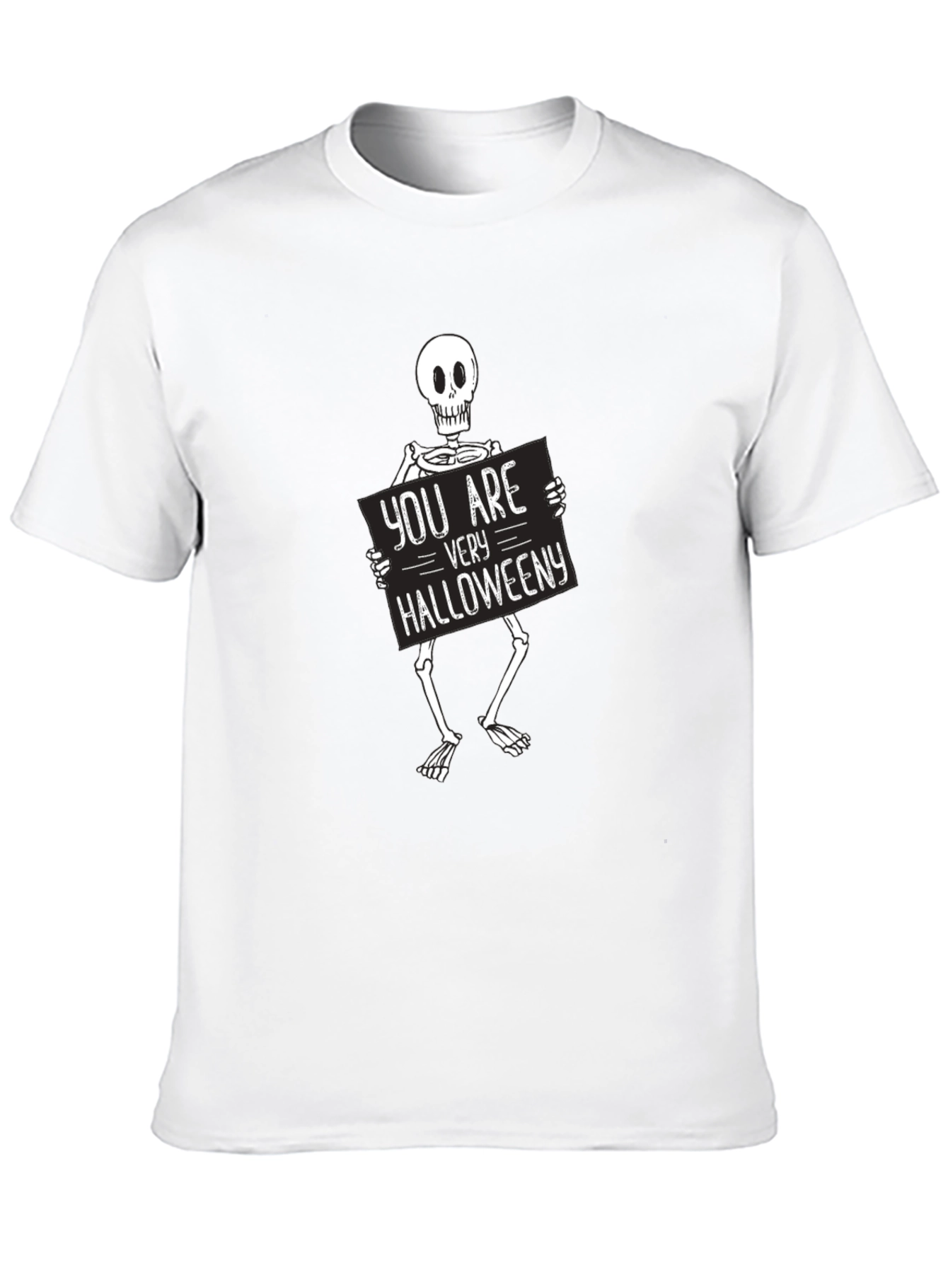 Halloween Skeleton Graphic Tee - You are Very Halloweeny