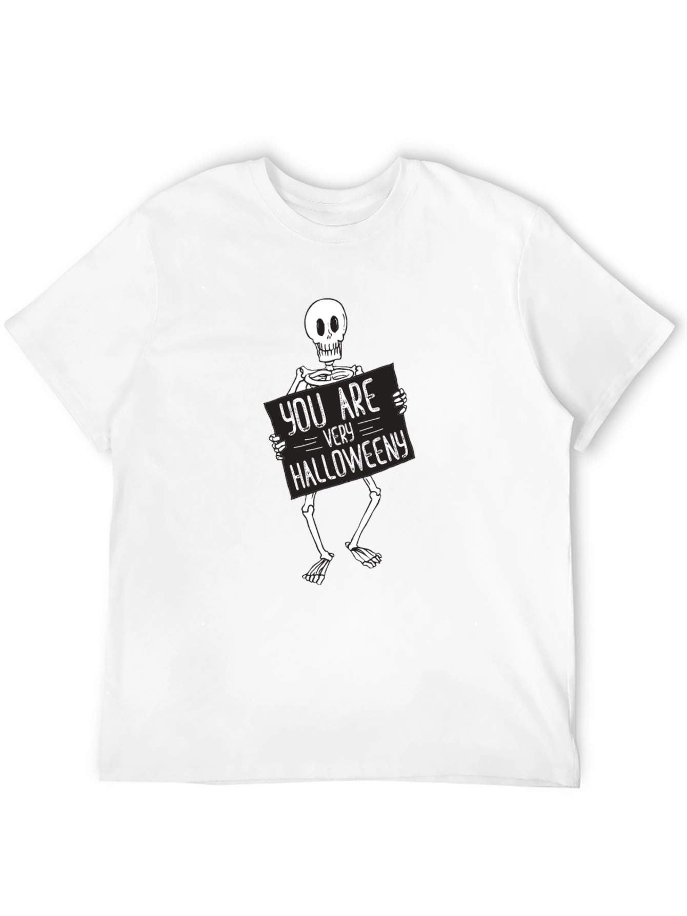 Halloween Skeleton Graphic Tee - You are Very Halloweeny