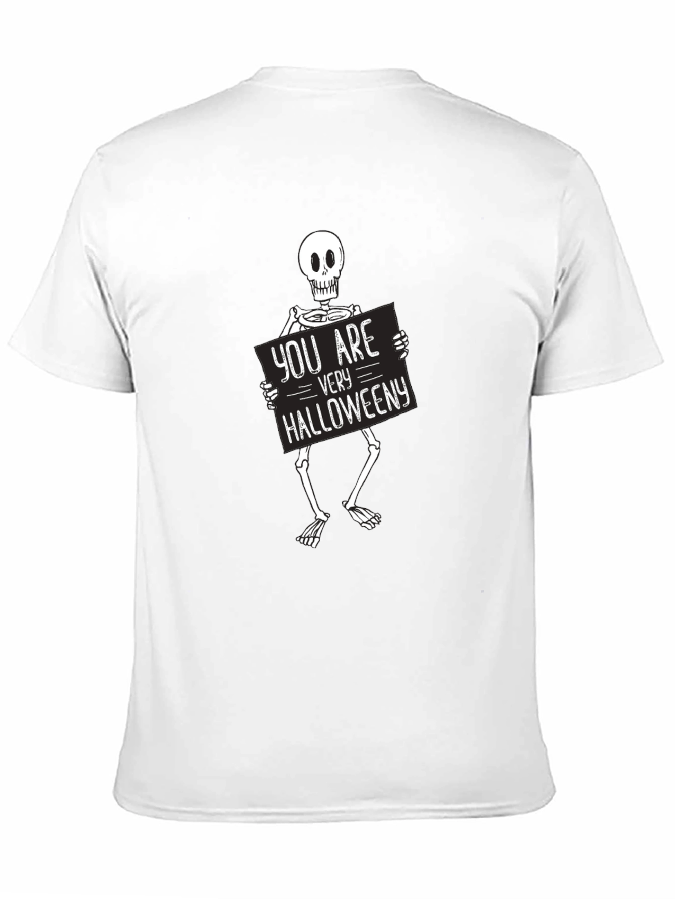 Halloween Skeleton Graphic Tee - You are Very Halloweeny