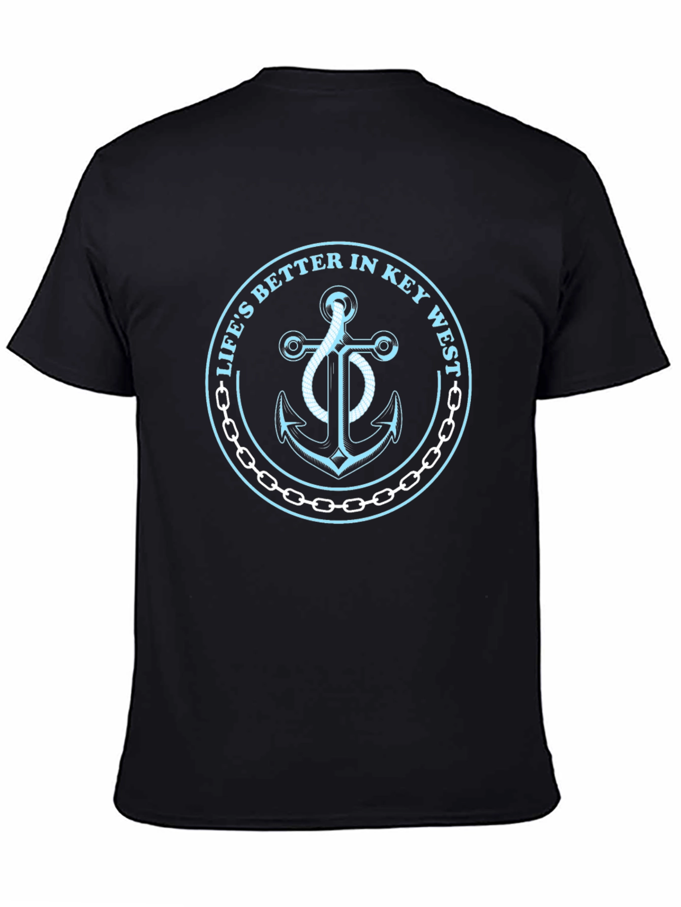 Lifes Better in Key West Anchor Graphic Tee